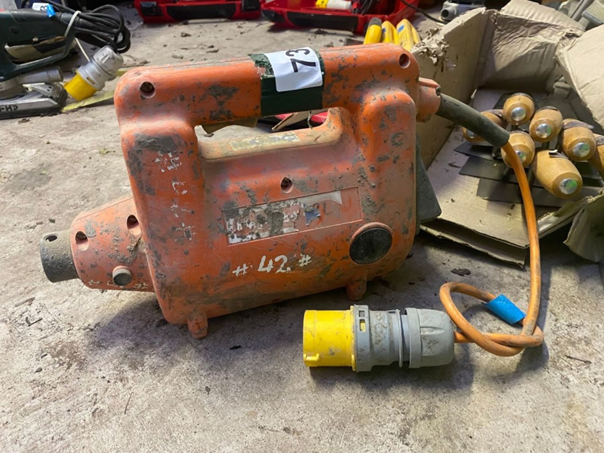 MEGAVIB+ 110V CONCRETE MIXER (PLUS VAT ON ITEM) (TESTED WORKING)