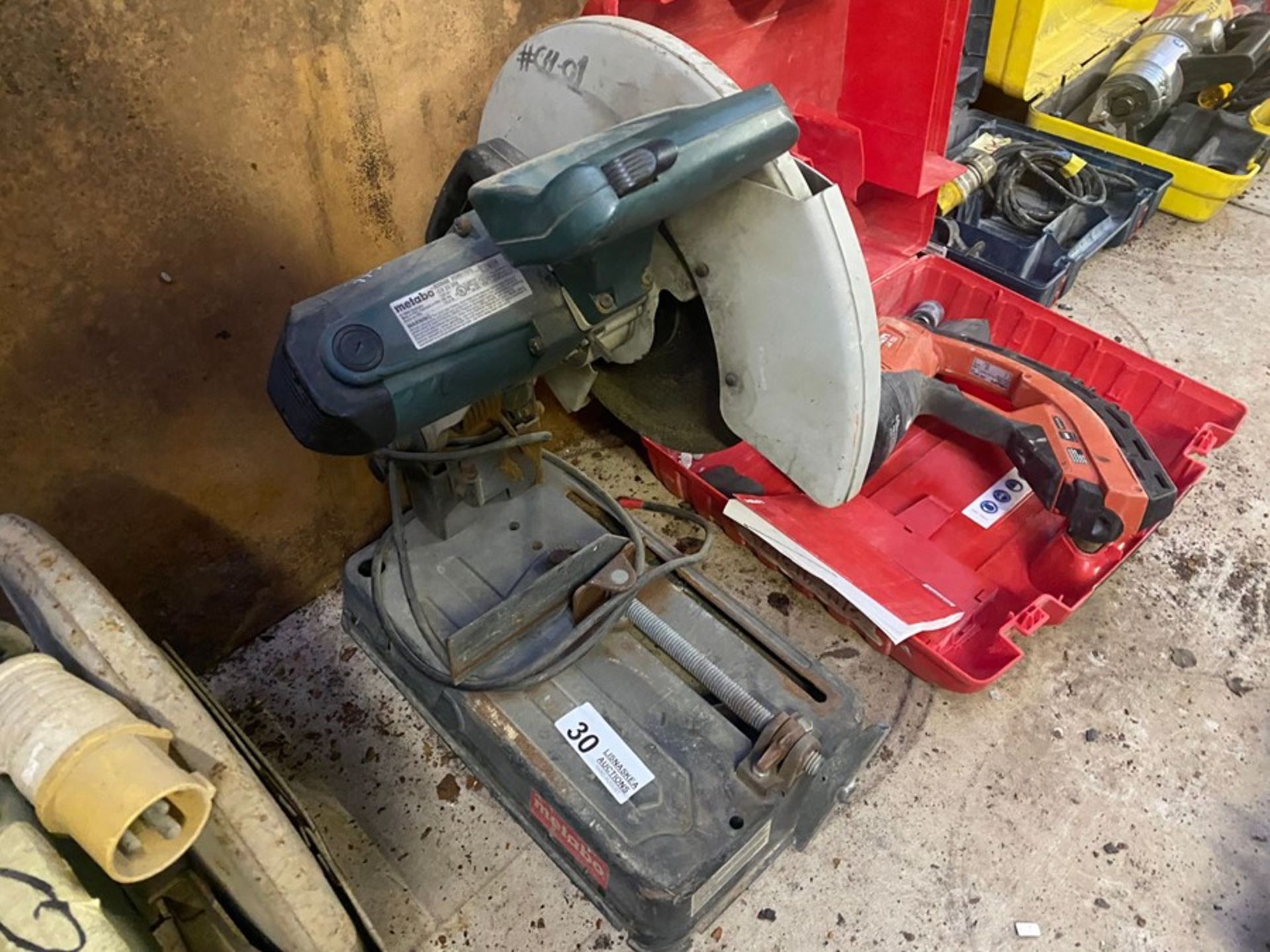 METABO CS 23-355 110V SAW (PLUS VAT ON ITEM) (TESTED WORKING)