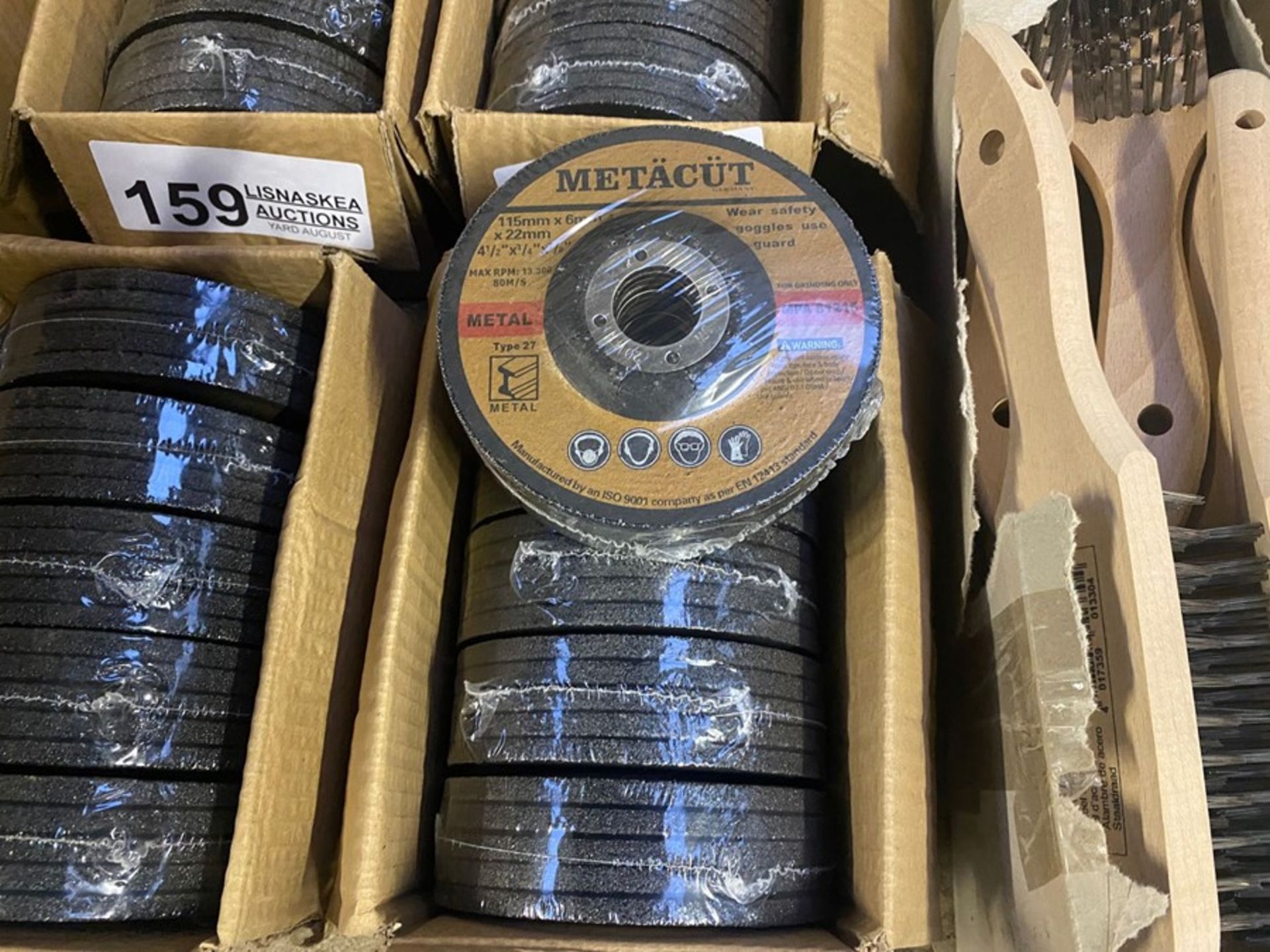 BOX OF 25 METACUT METAL 4.5" CUTTING DISKS (PLUS VAT ON ITEM)