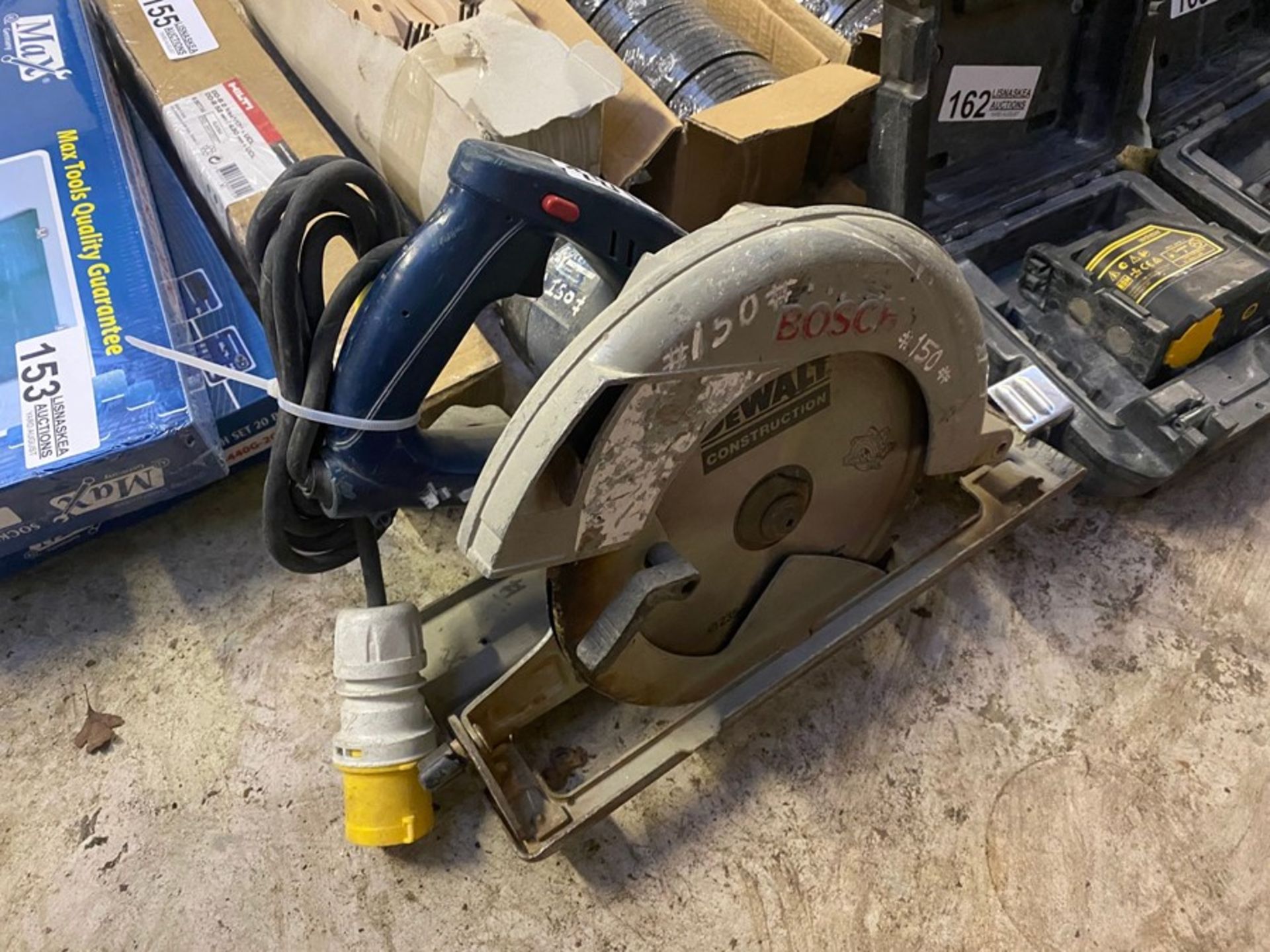 BOSCH 110V CIRCULAR SAW (PLUS VAT ON ITEM) (TESTED WORKING)