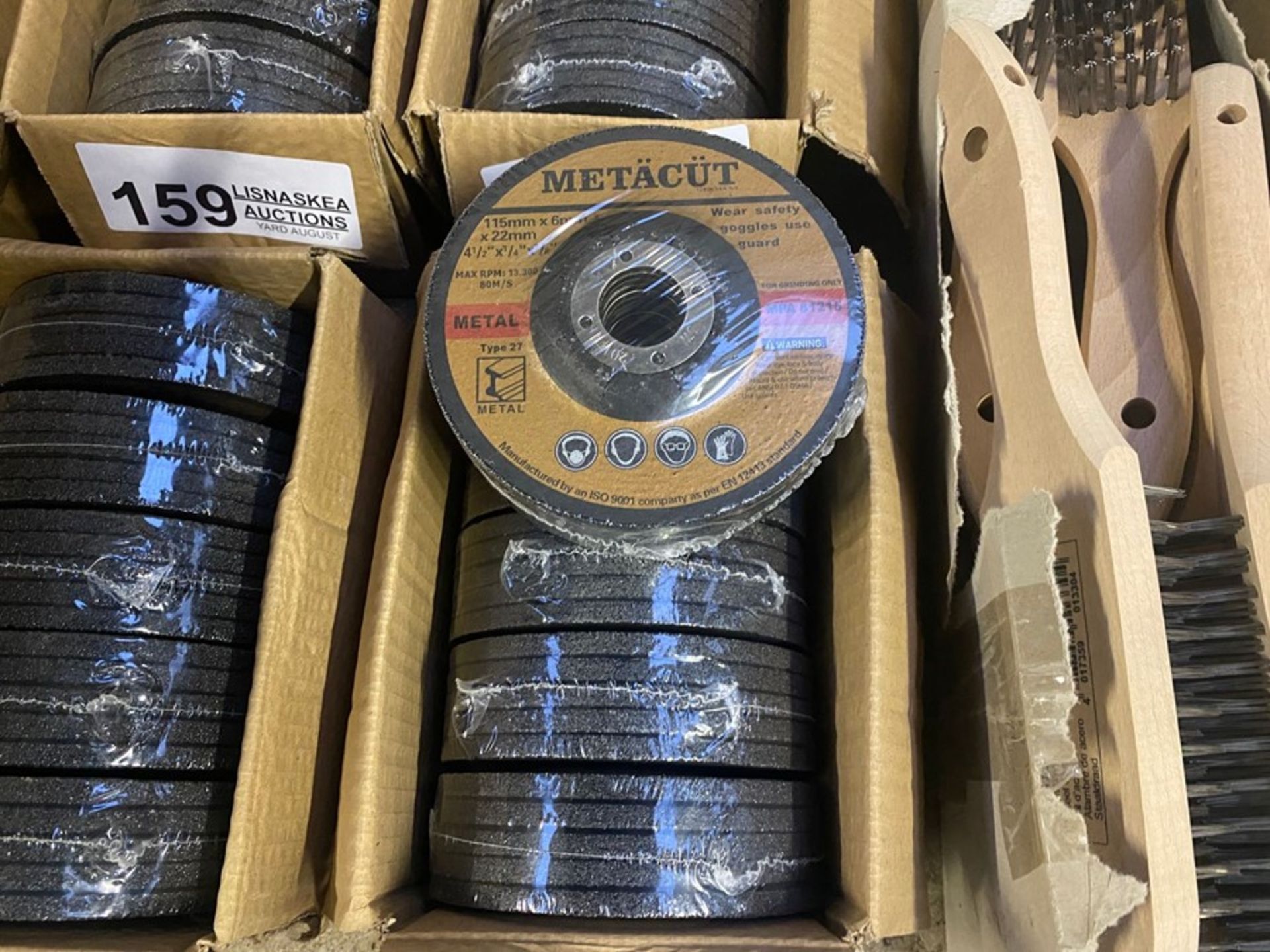 BOX OF 25 METACUT METAL 4.5" CUTTING DISKS (PLUS VAT ON ITEM)