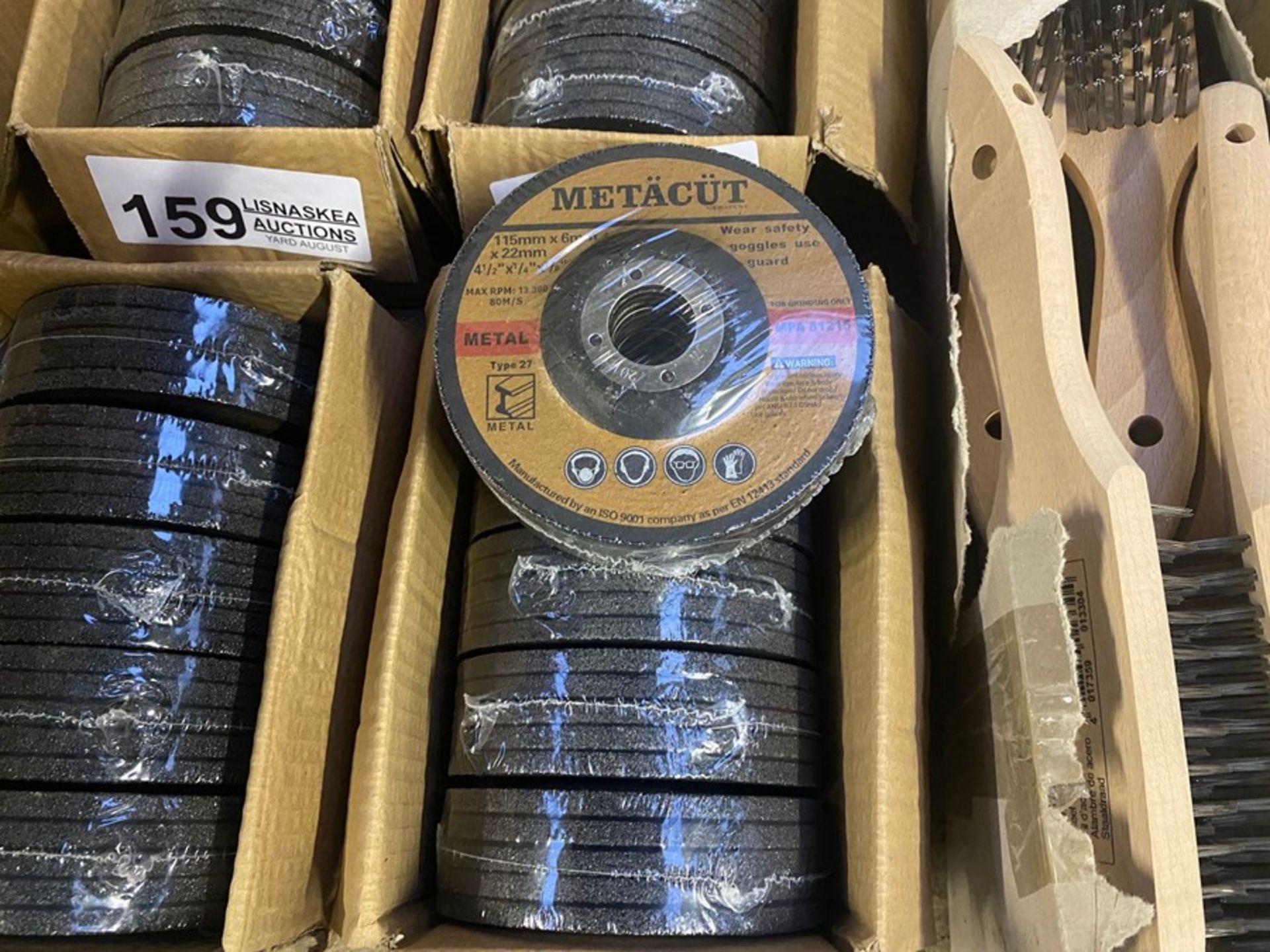 BOX OF 25 METACUT METAL 4.5" CUTTING DISKS (PLUS VAT ON ITEM)