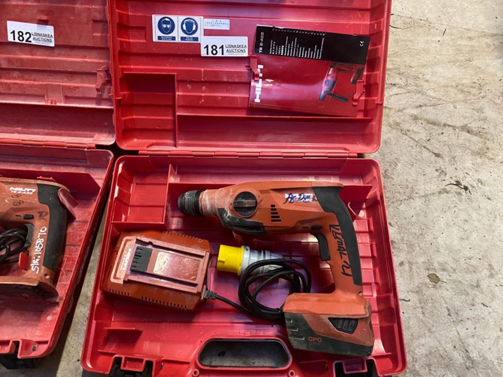 HILTI TE 2-A22 CORDLESS HAMMER DRILL (PLUS VAT ON ITEM) (TESTED WORKING)