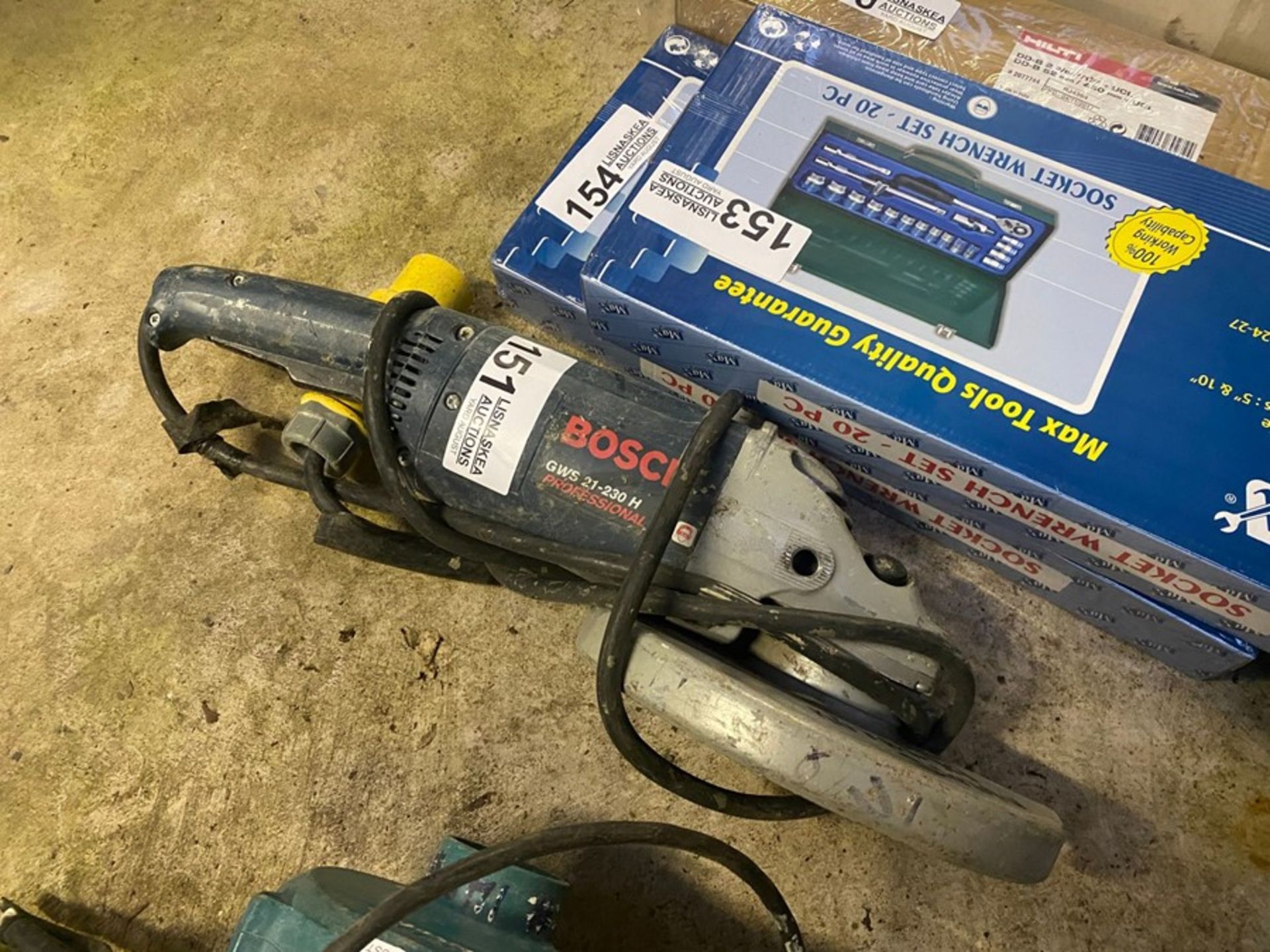 BOSCH GWS 21-230 H PROFESSIONAL 110V GRINDER (PLUS VAT ON ITEM) (TESTED WORKING)