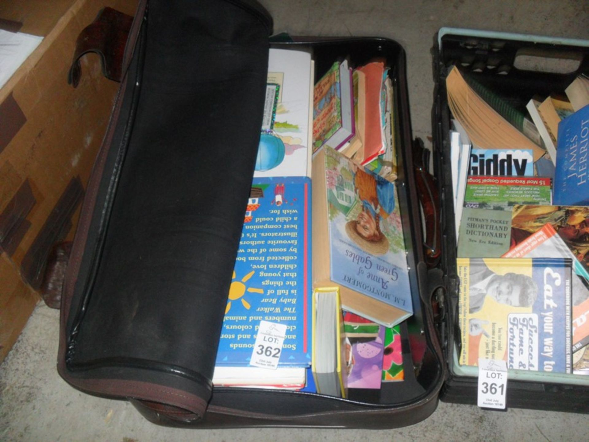 SUITCASE OF BOOKS