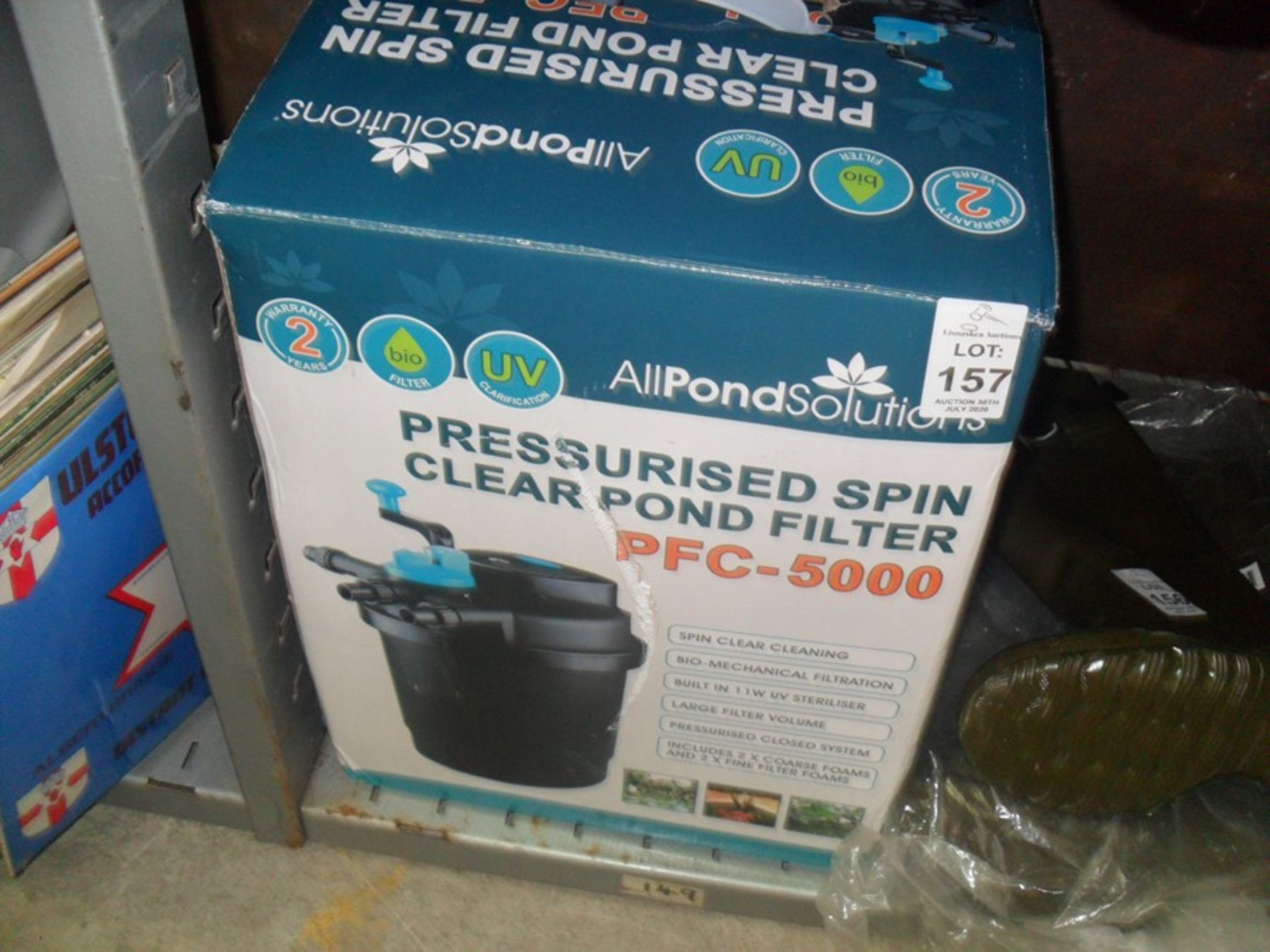 ALL POND SOLUTIONS PRESSURISED SPIN CLEAR POND FILTER