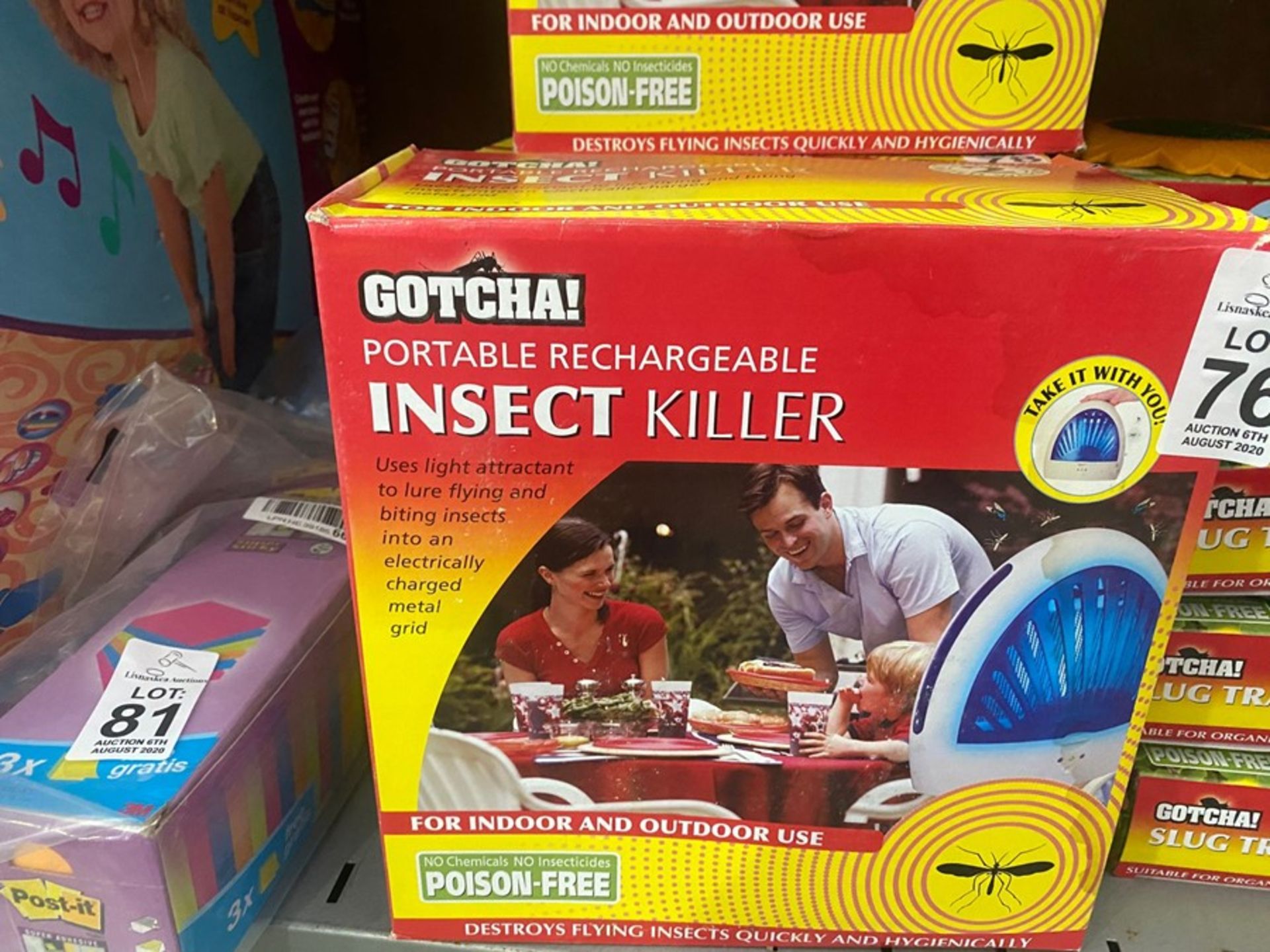 PORTABLE RECHARGEABLE INSECT KILLER - Image 2 of 2