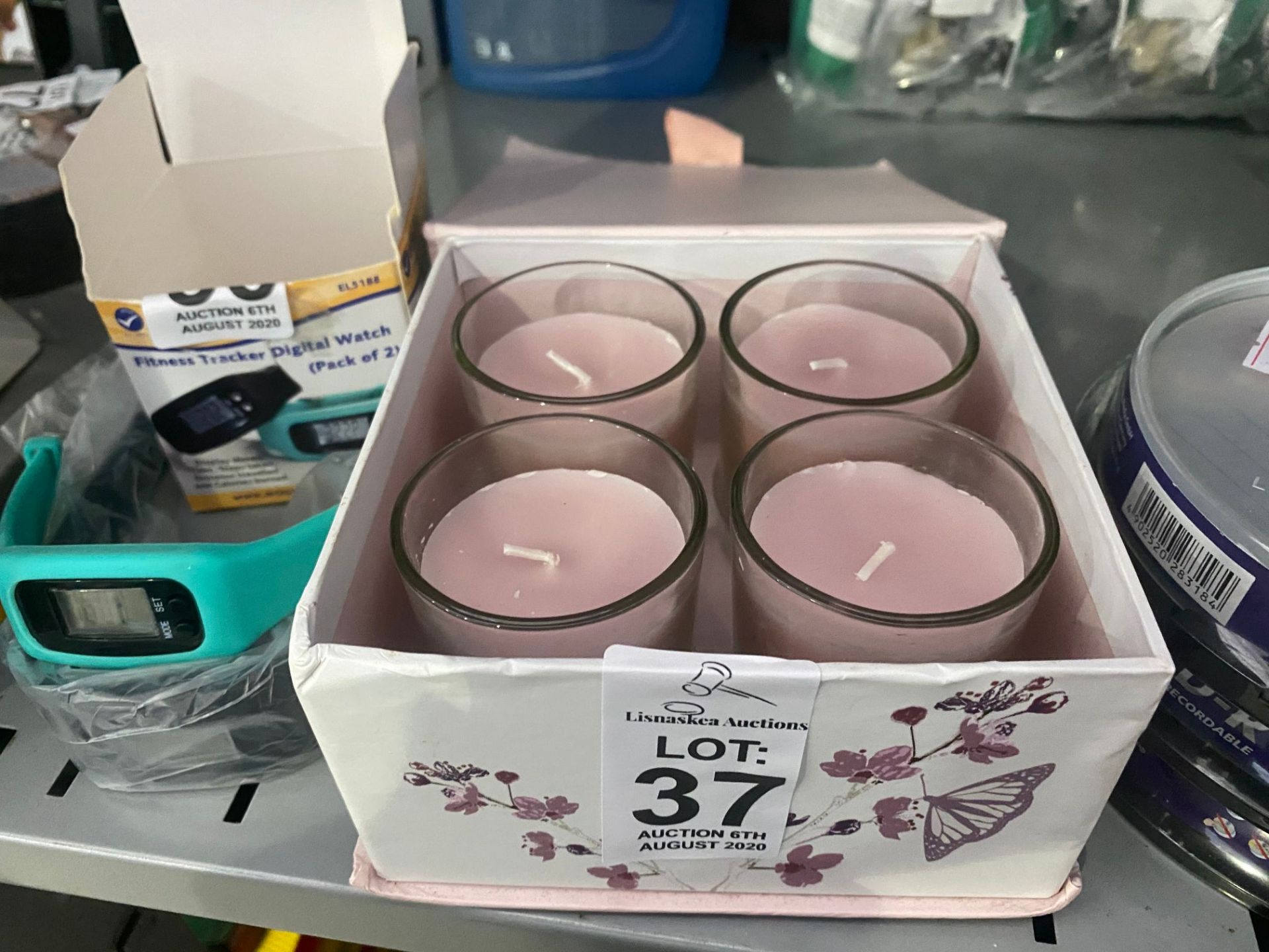 BOX OF 4 CANDLES