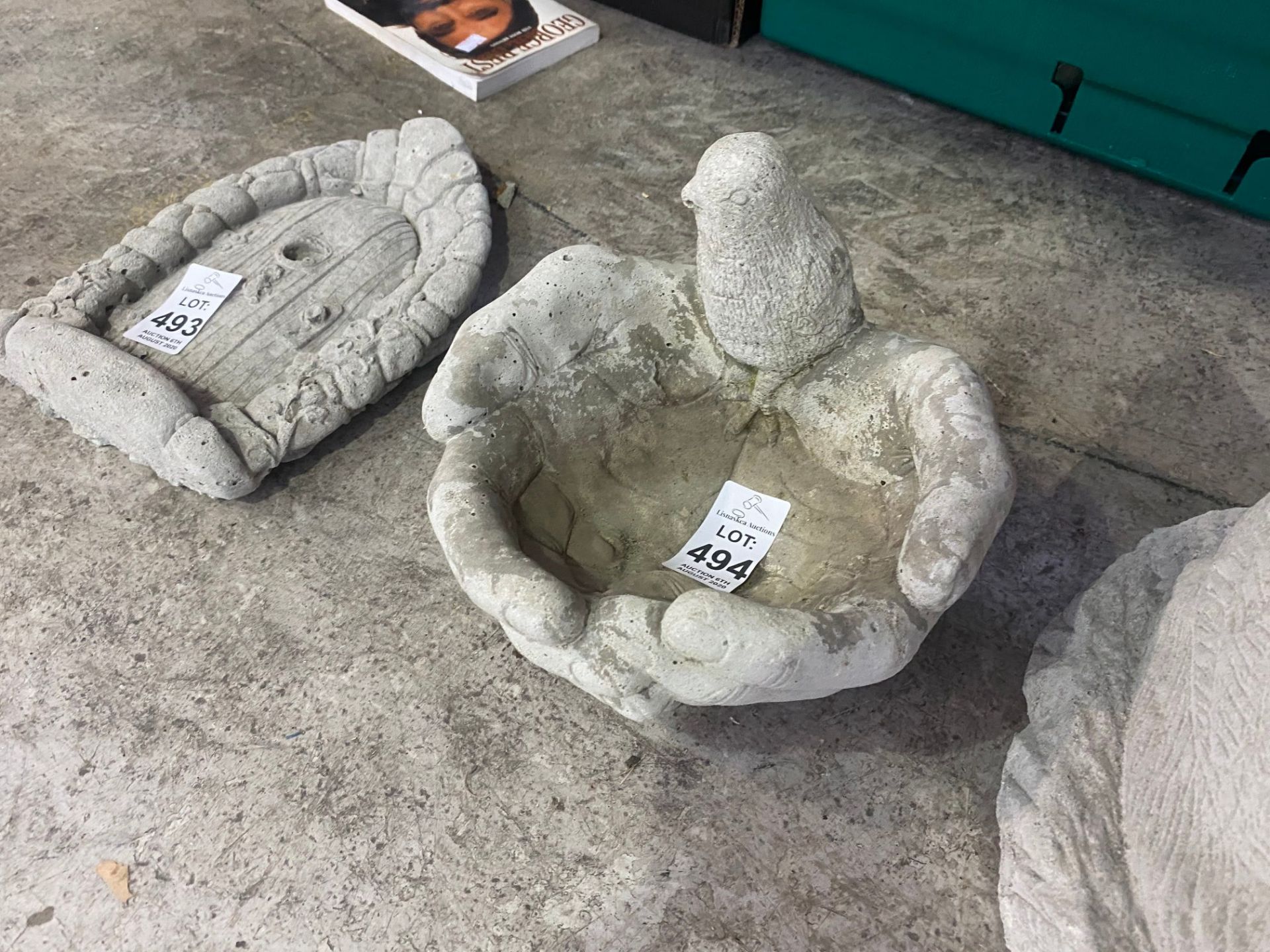 CONCRETE BIRD BATH