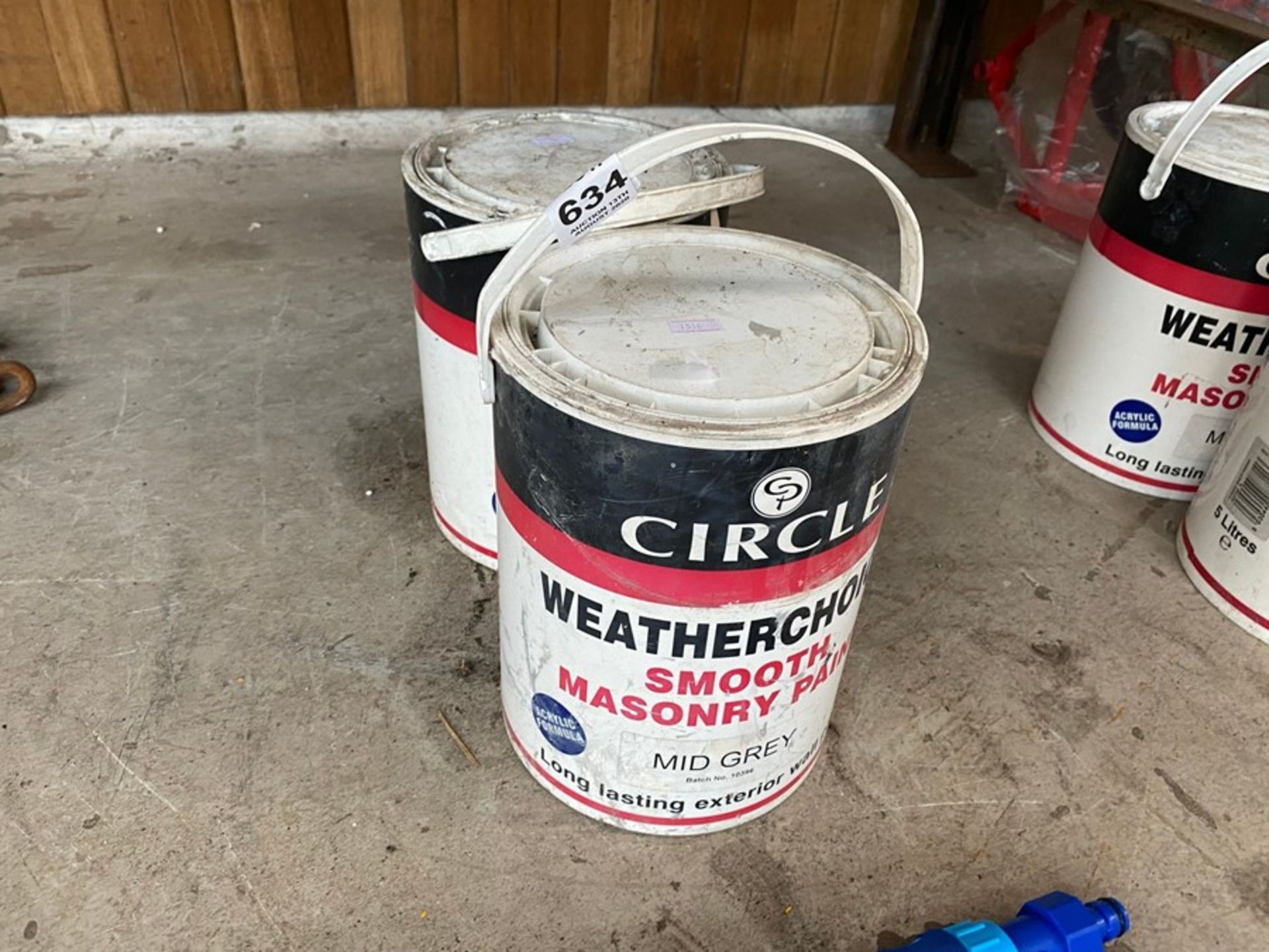 2 TUBS OF MASONRY PAINT