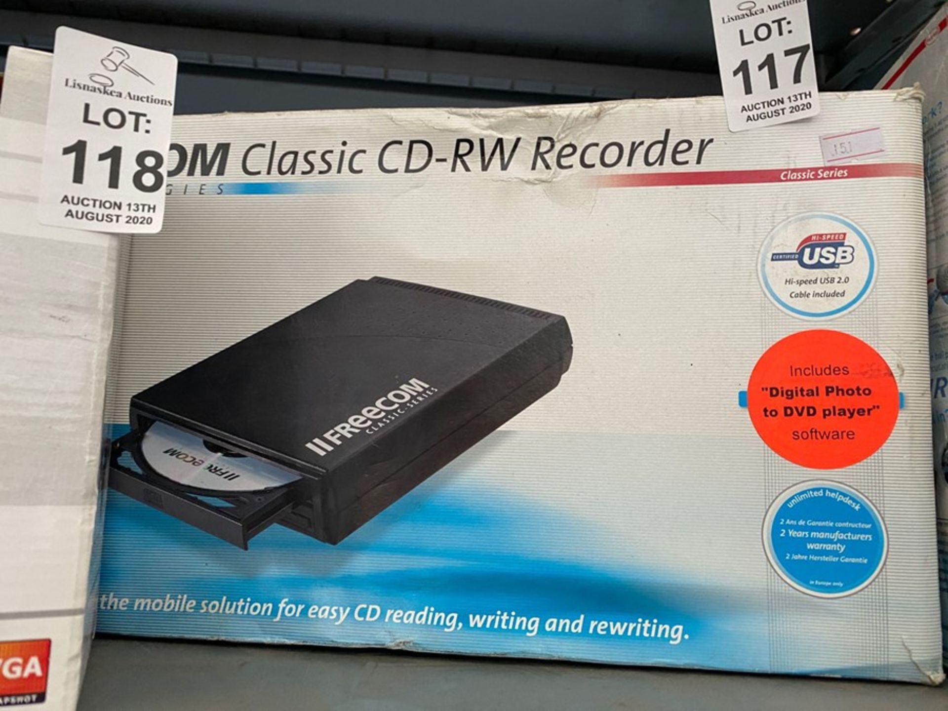 BOXED FREECOM CD RECORDER