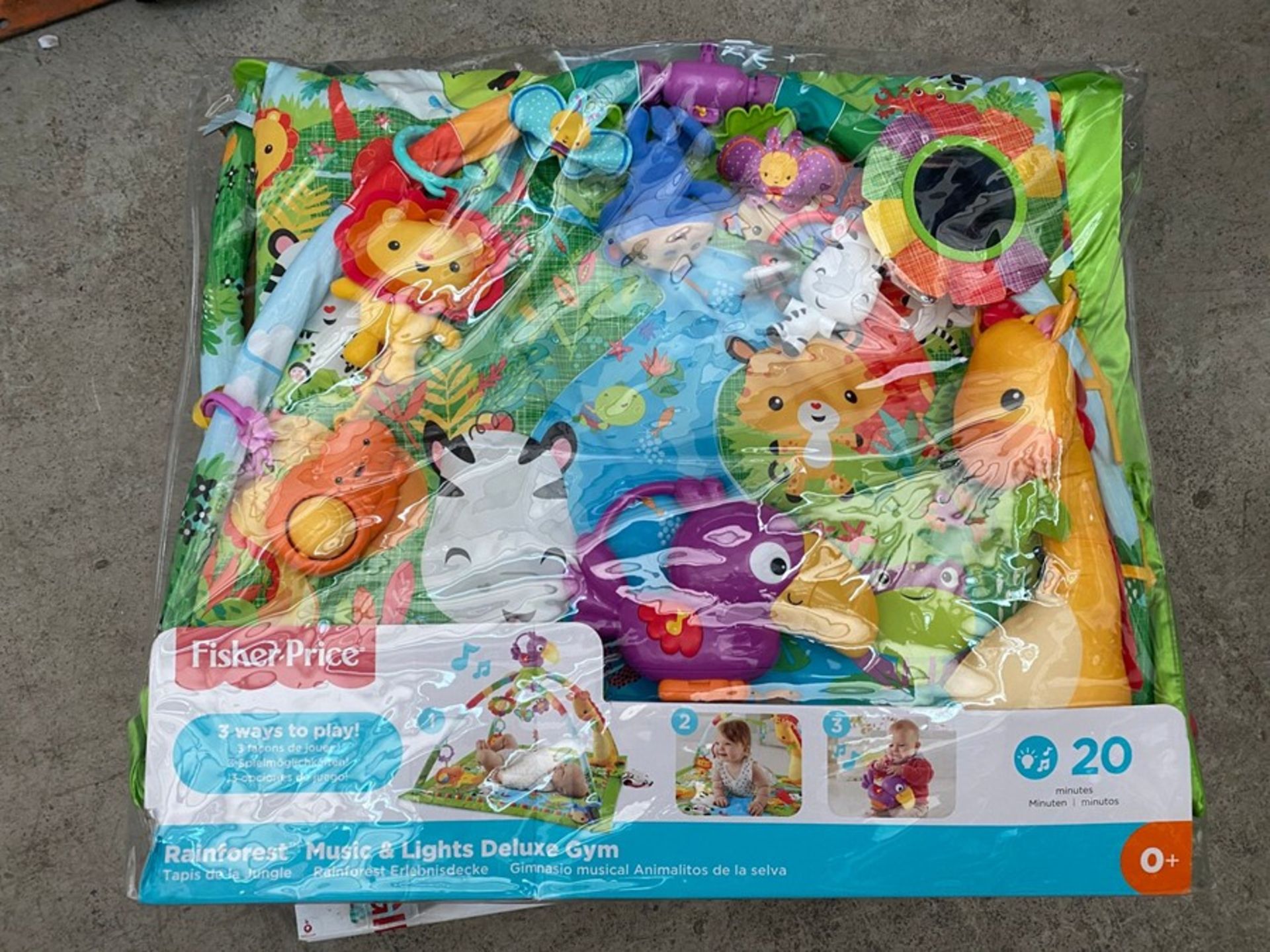 FISHER PRICE RAINFOREST 3 WAYS TO PLAY GYM IN PACKING