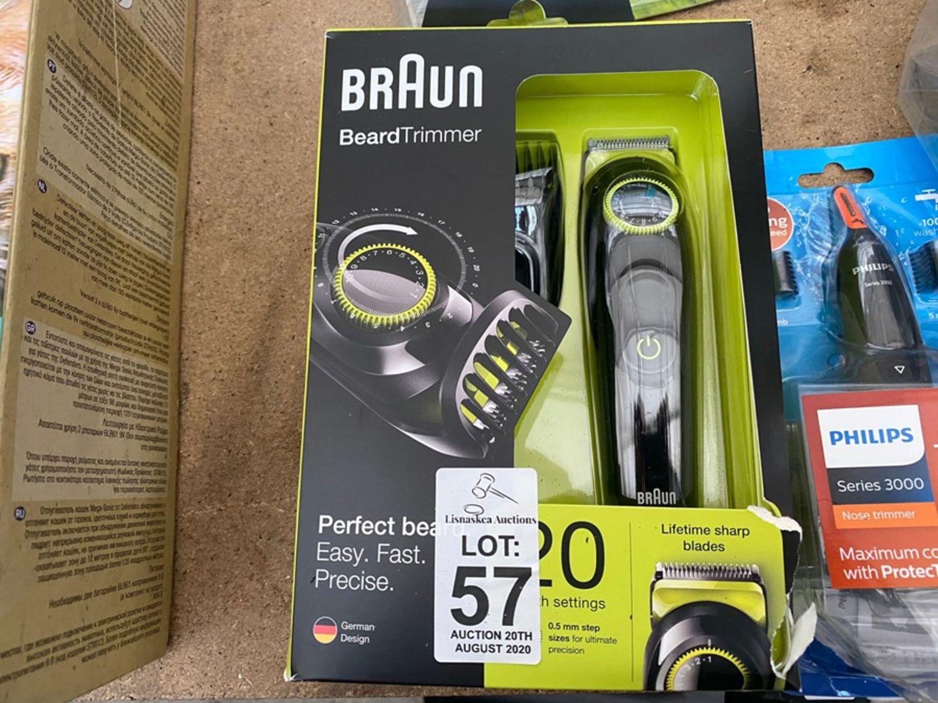 BOXED BRAUN BEARD TRIMMER (WORKING)