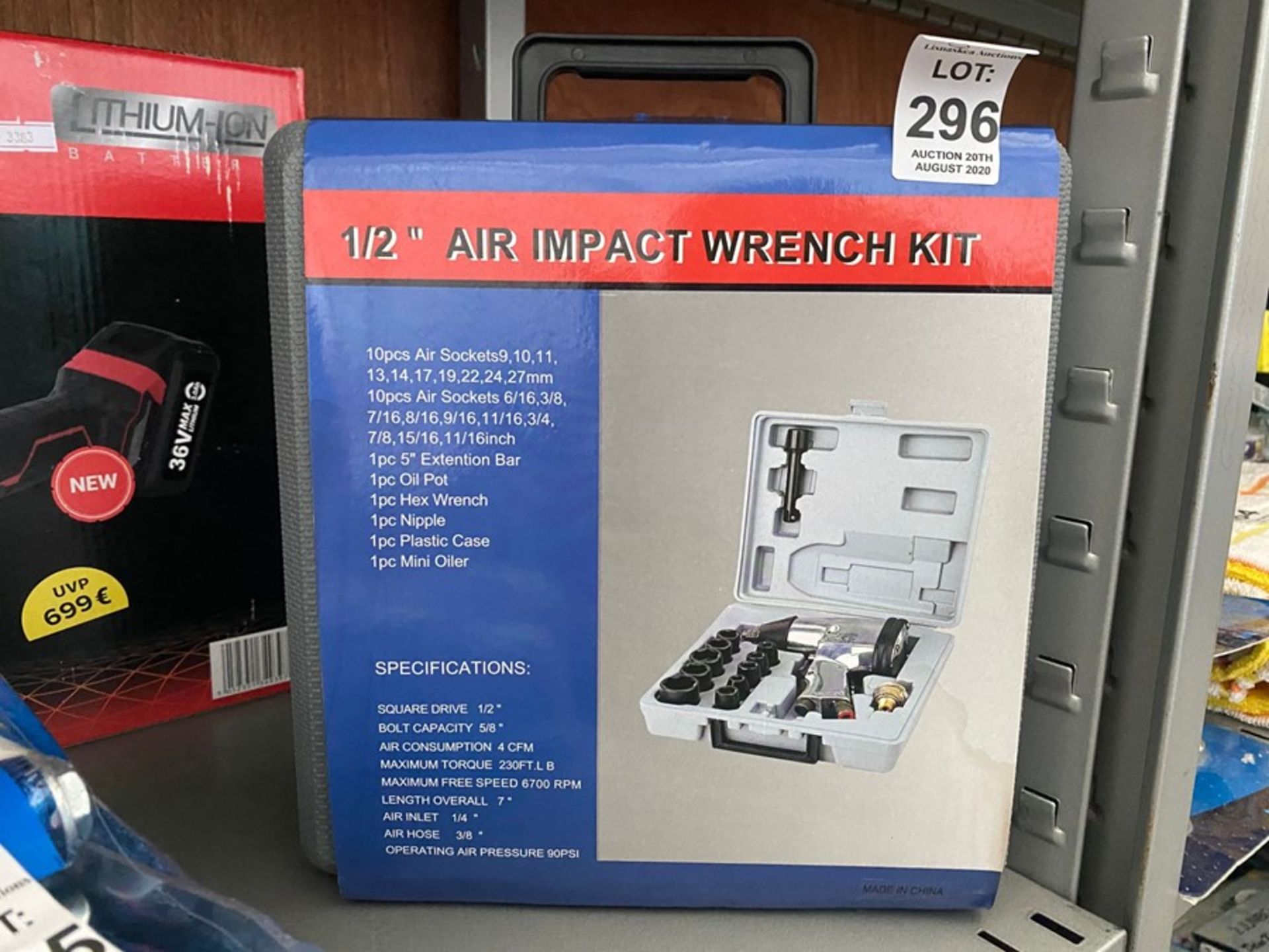 NEW 12" AIR IMPACT WRENCH KIT