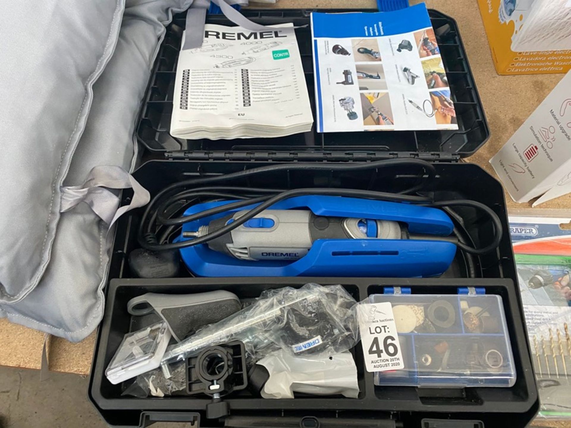 DREMEL 4000 MULTI TOOL IN CASE WORKING