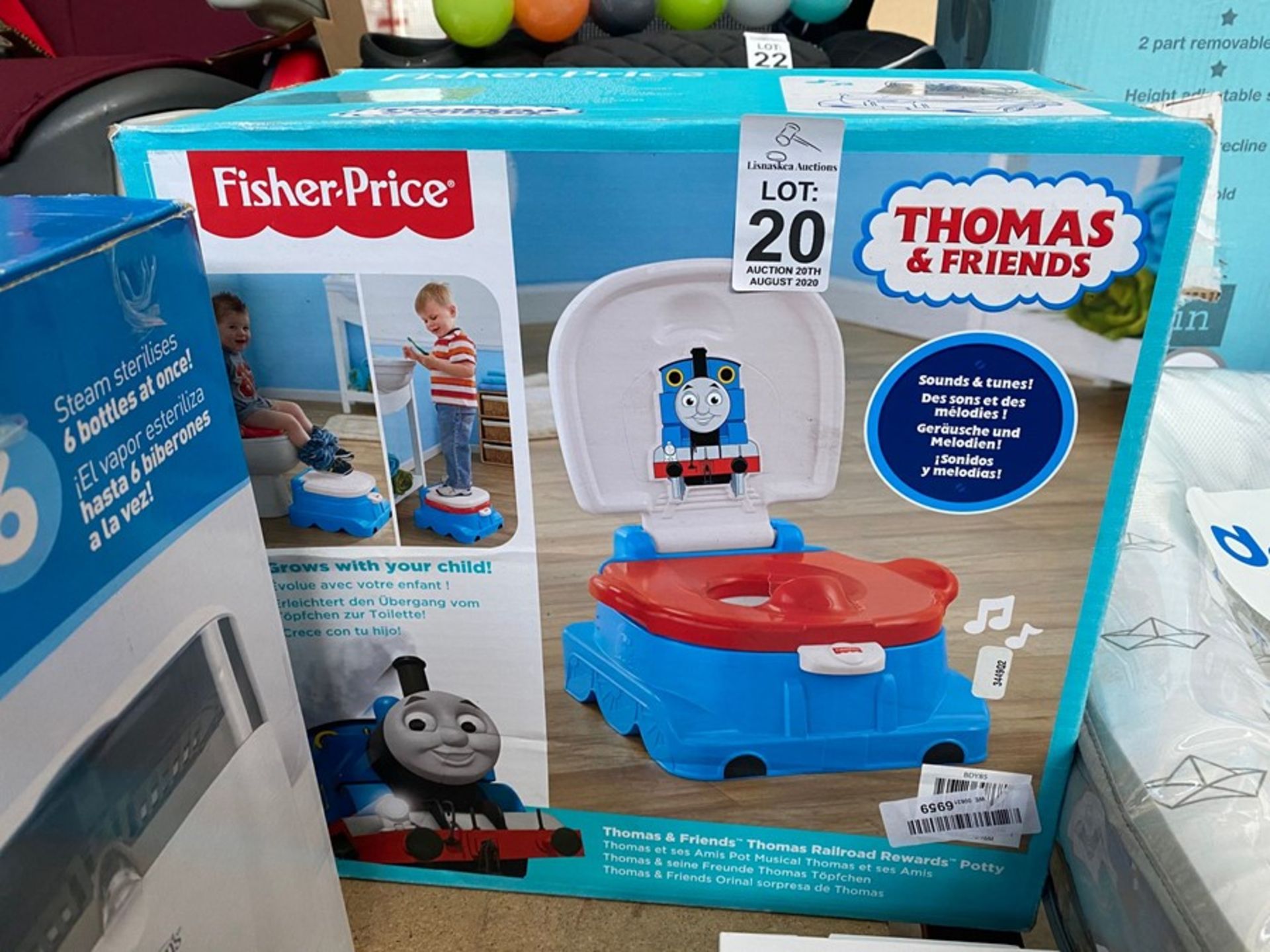 BOXED FISHER PRICE THOMAS AND FRIENDS POTTY