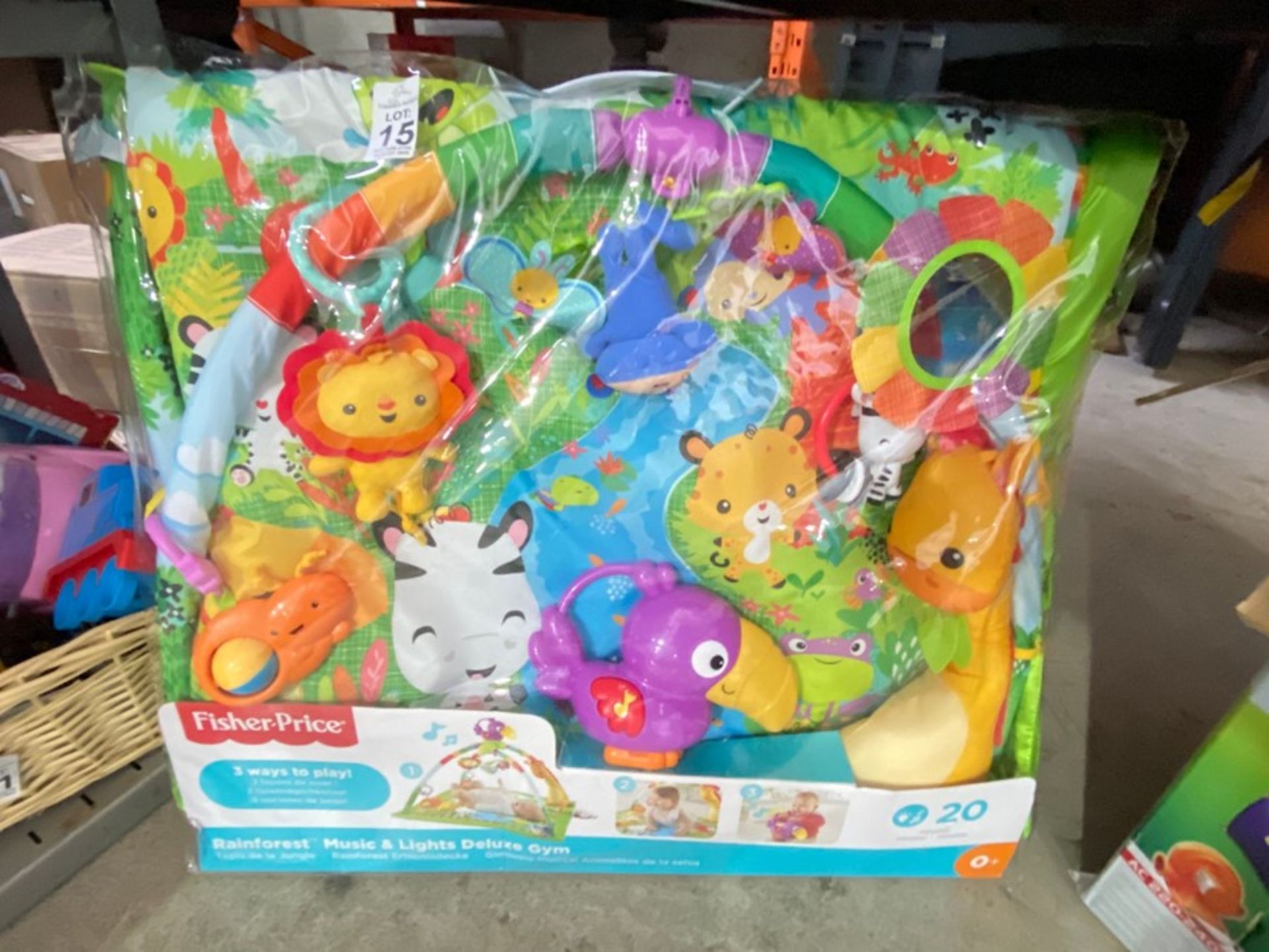 FISHER-PRICE RAINFOREST MUSIC & LIGHTS GYM