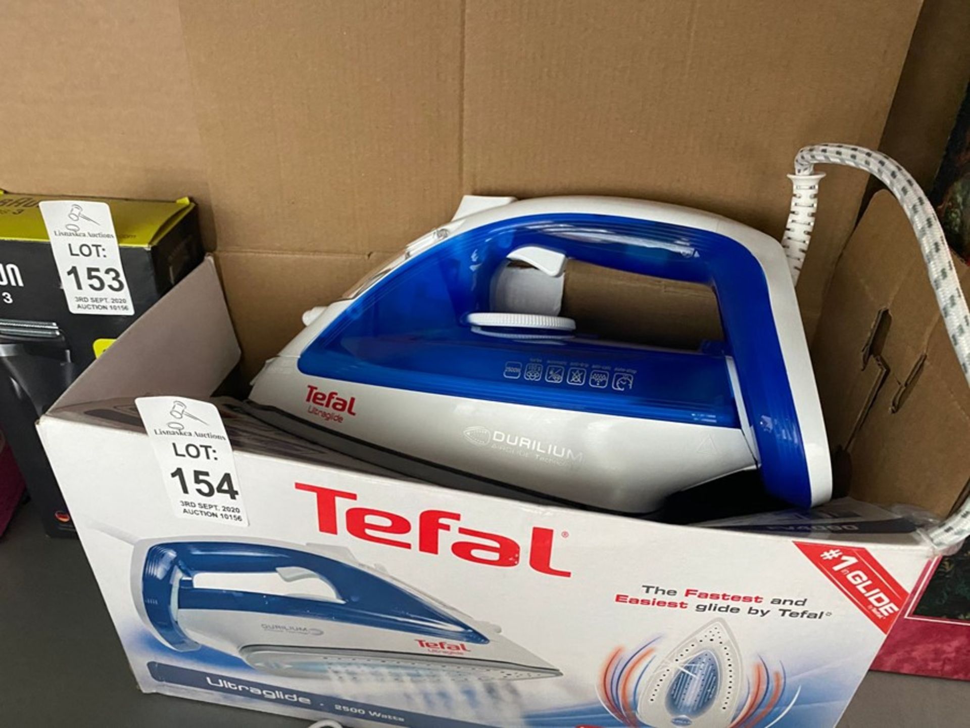 BOXED TEFAL ULTRA GLIDE STEAM IRON