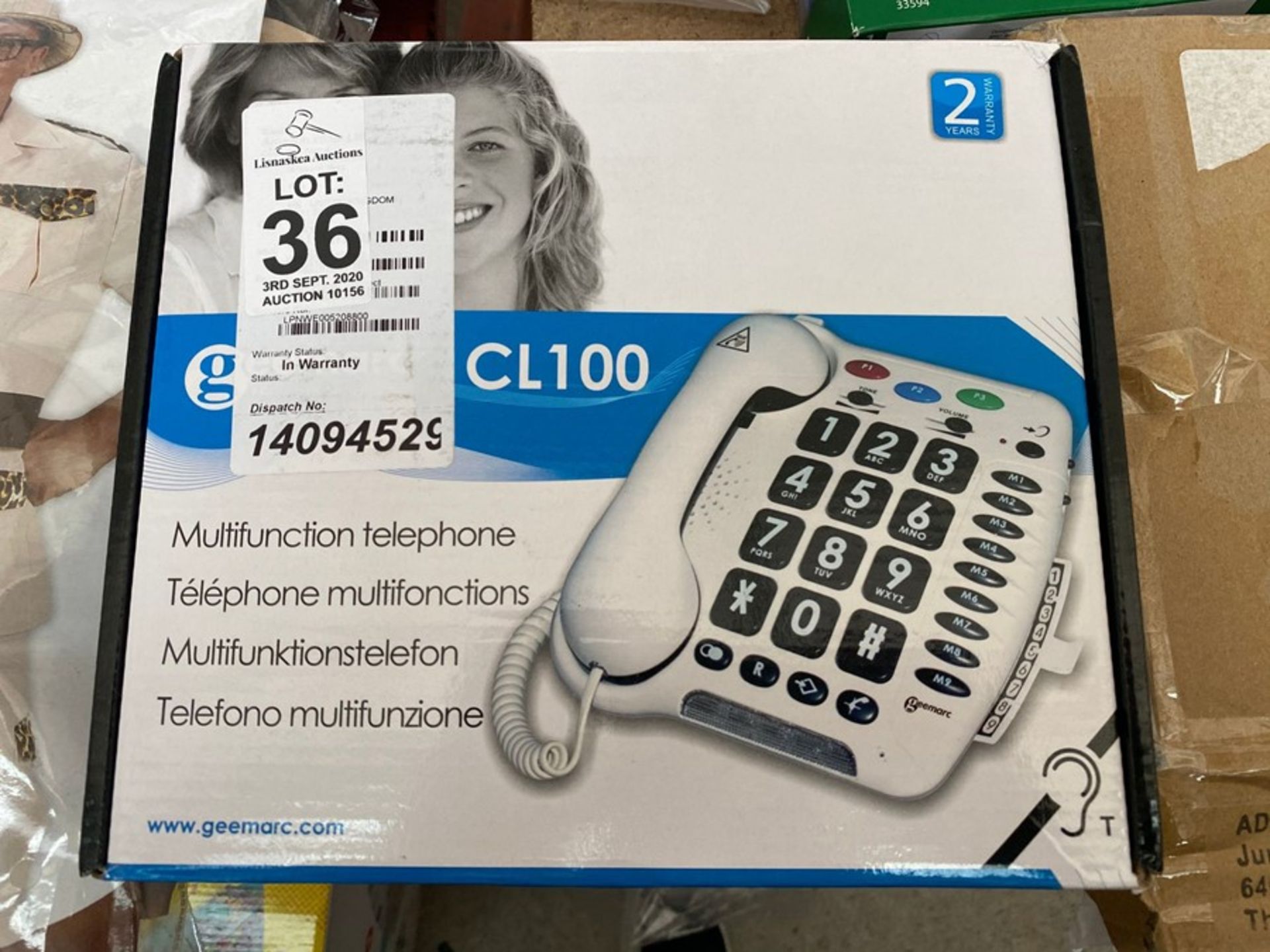 GEEMARC CL100 MULTIFUNCTION TELEPHONE BOXED