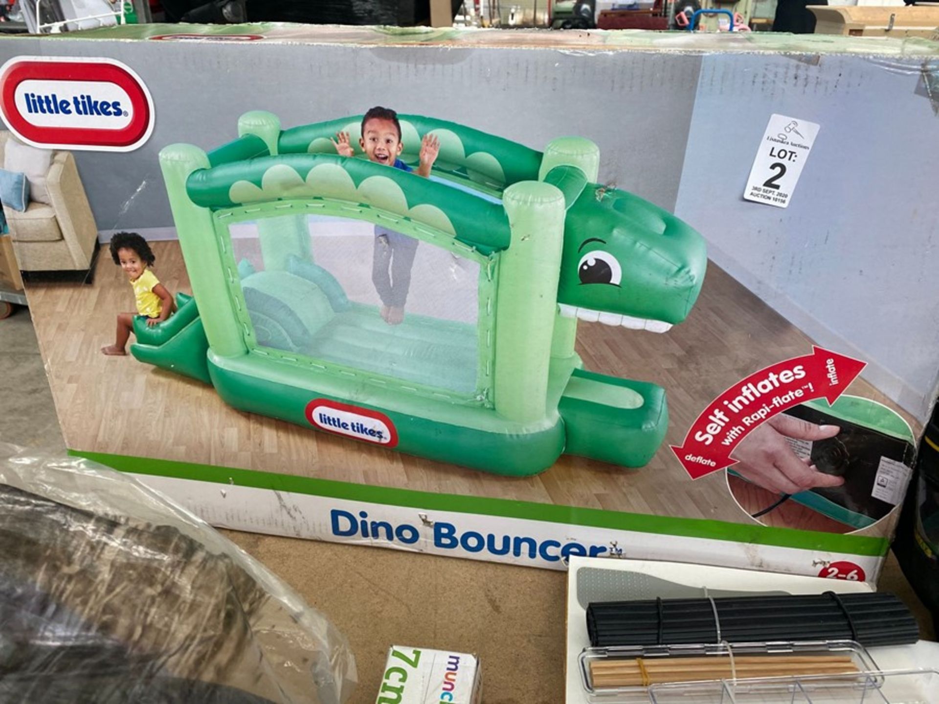 LITTLE TIKES DINO BOUNCER BOXED