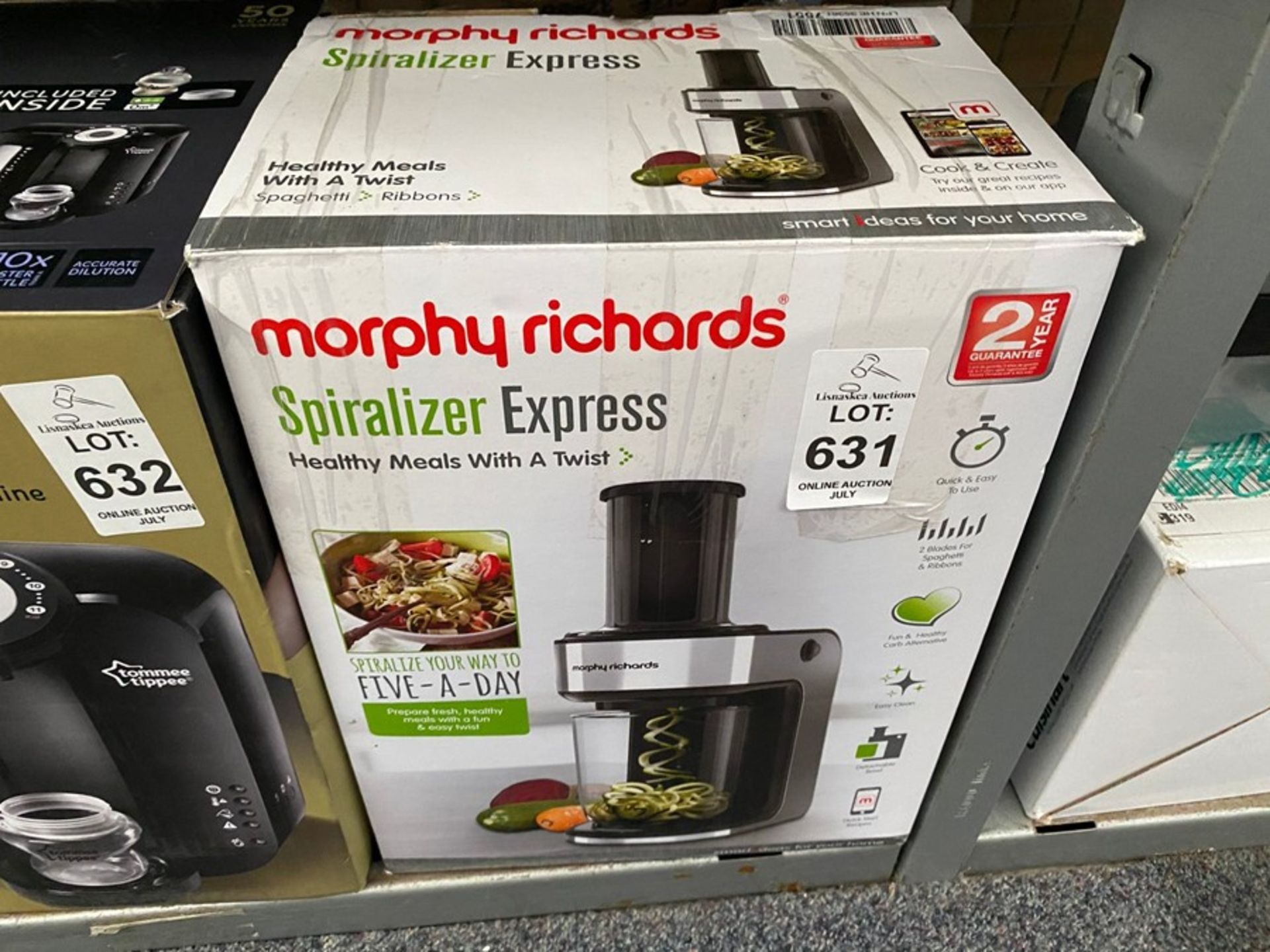 MORPHY RICHARDS SPIRALISER EXPRESS MACHINE (WORKING)