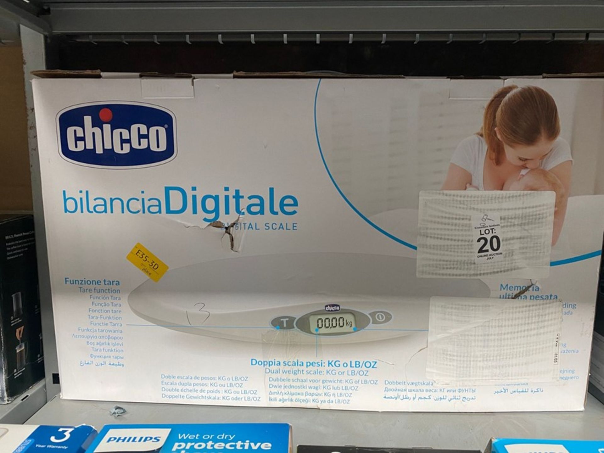 CHICCO BABY WEIGHING DIGITAL SCALE (WORKING)