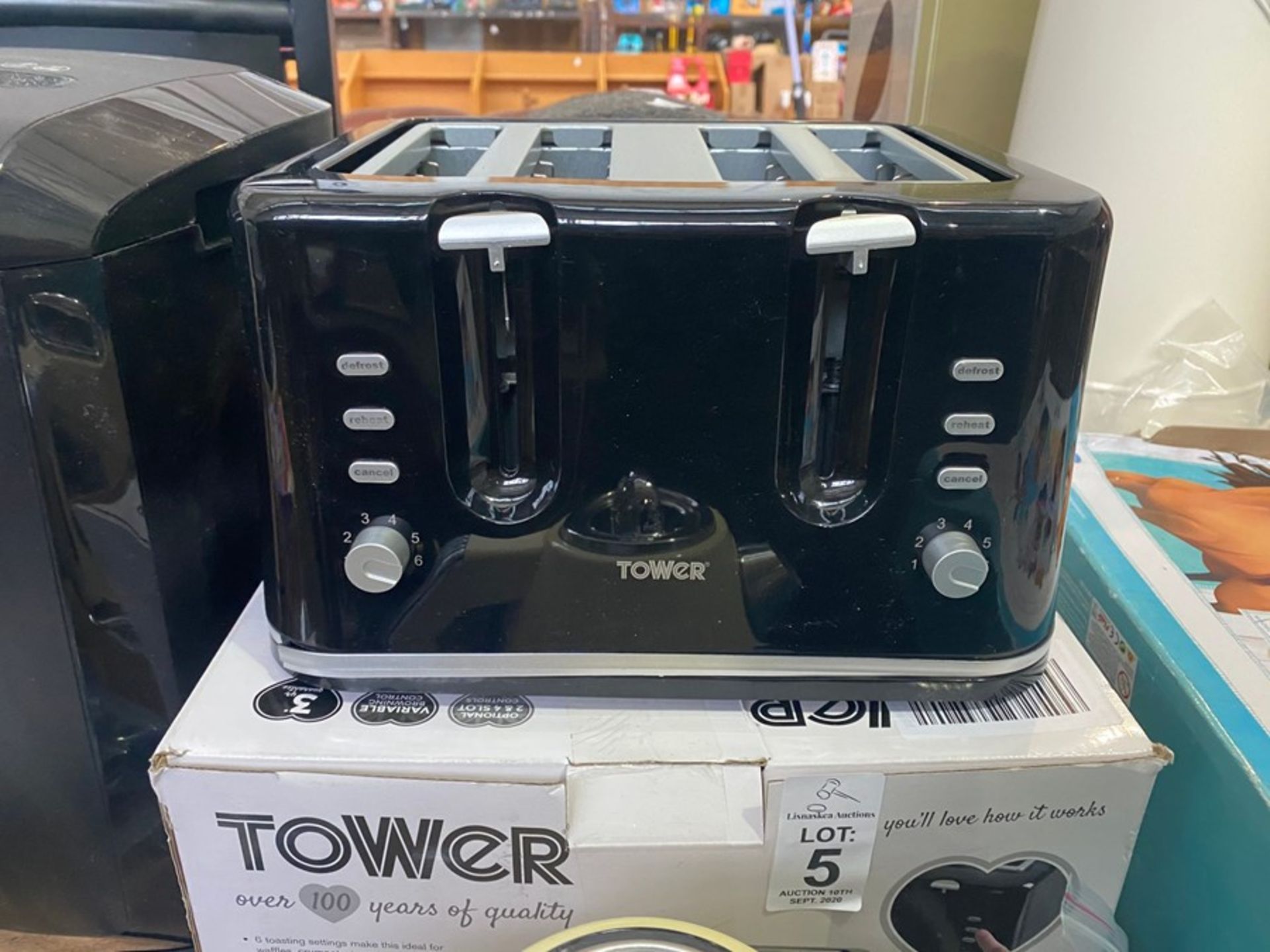 TOWER 4 SLICE TOASTER (WORKING)