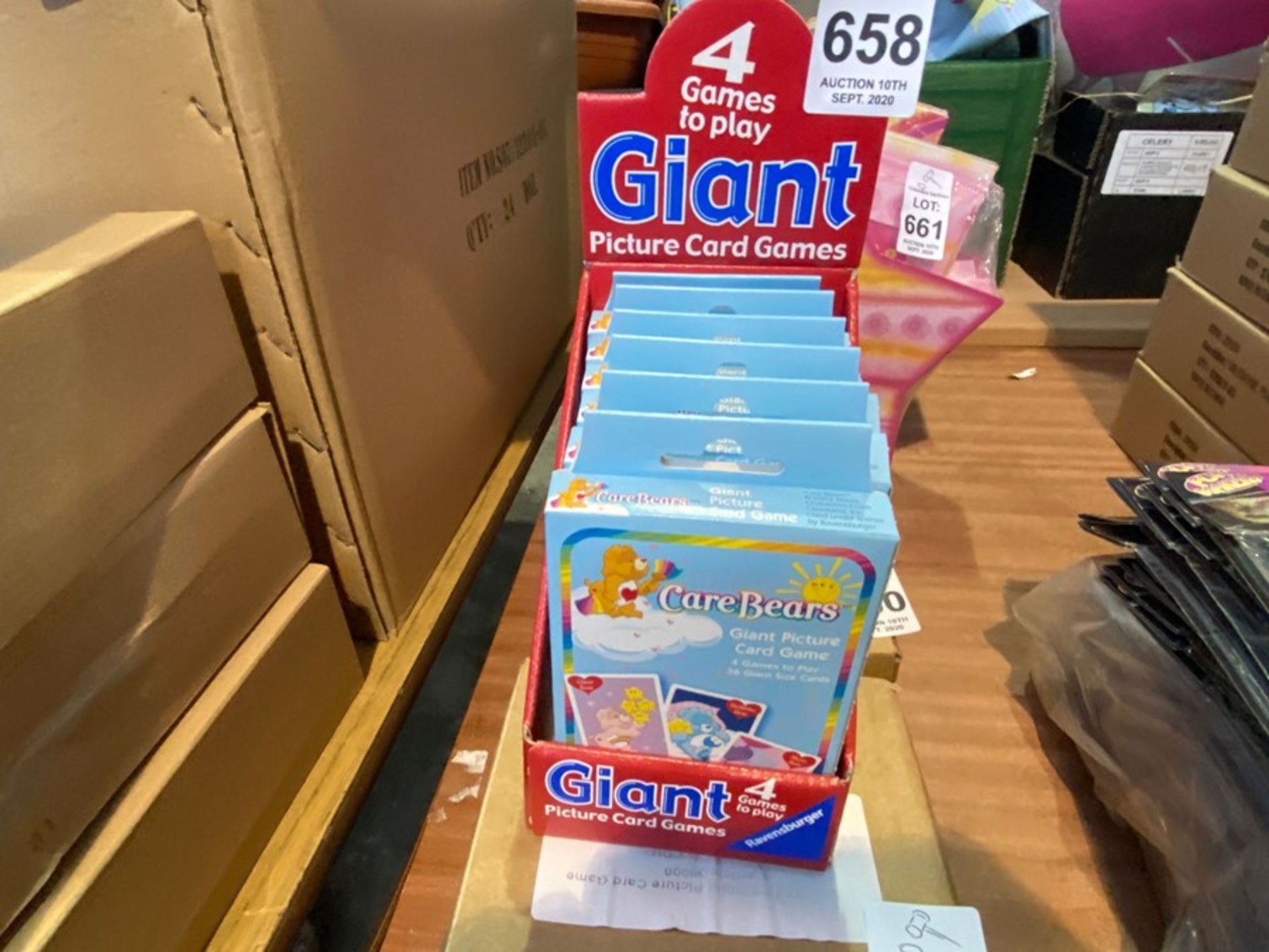 BOX OF GIANT PICTURE CARD GAMES