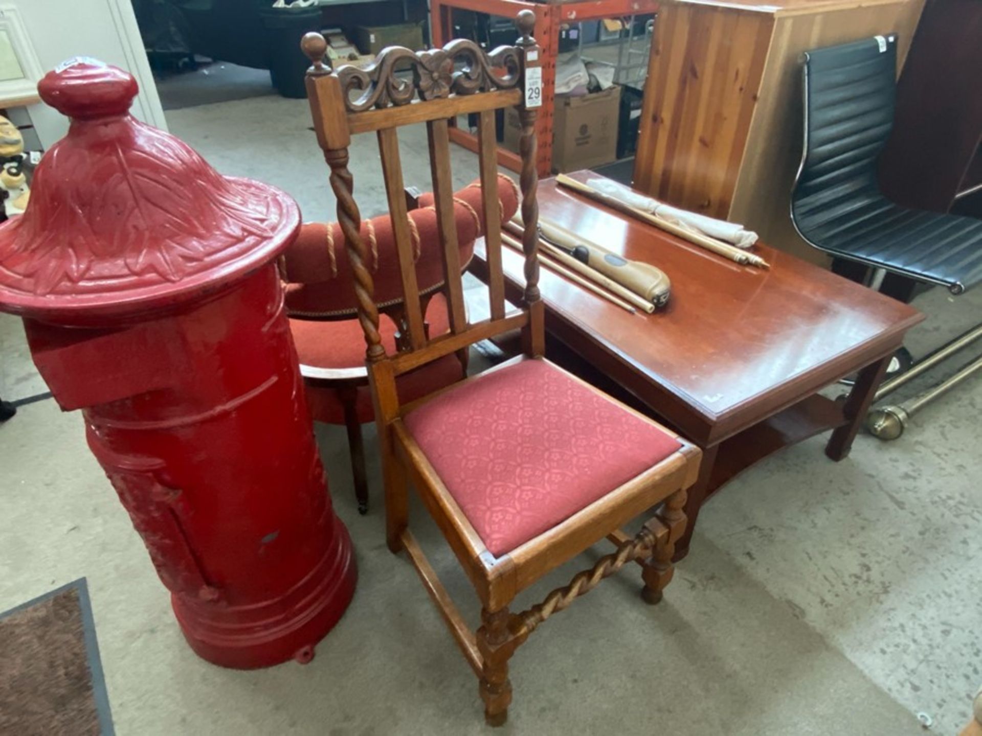 ANTIQUE BARLEY TWIST CHAIR