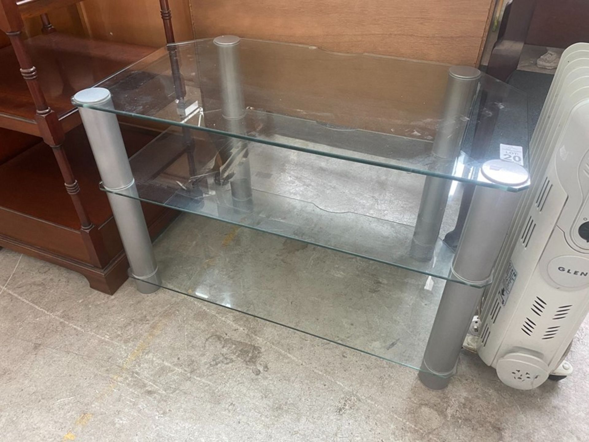 GLASS TV STAND