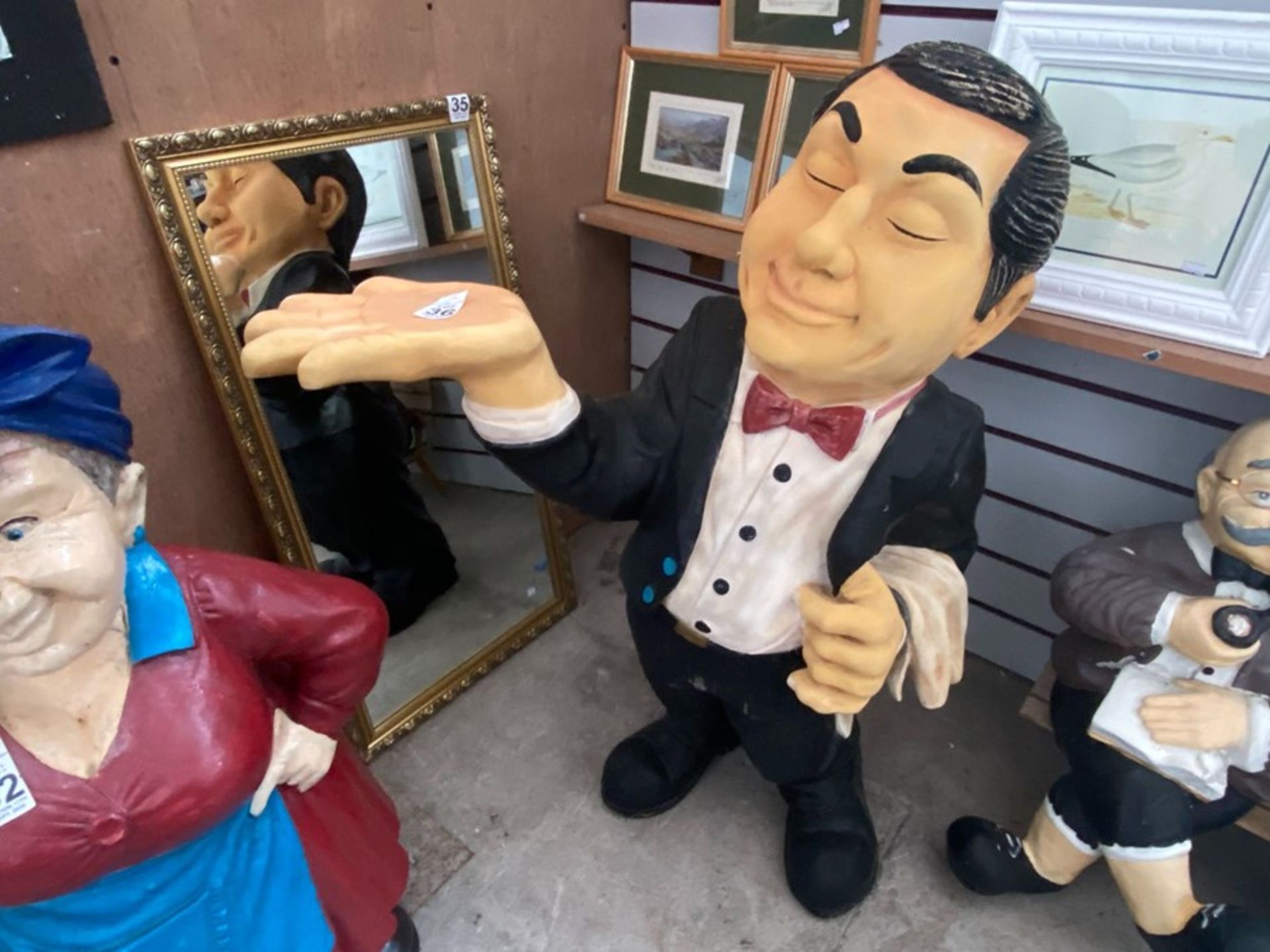 LARGE BUTLER FIGURE 3FT TALL