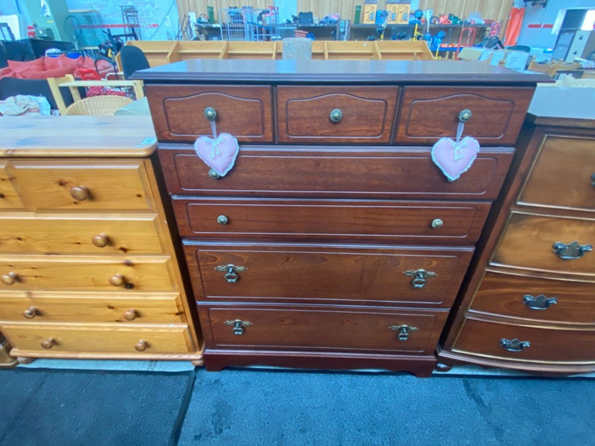TALL 7 DRAWER CHEST - Image 2 of 2