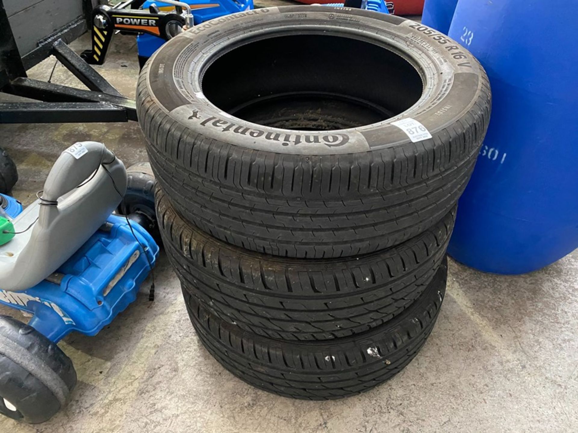 3 X 205/55R/16 TYRES