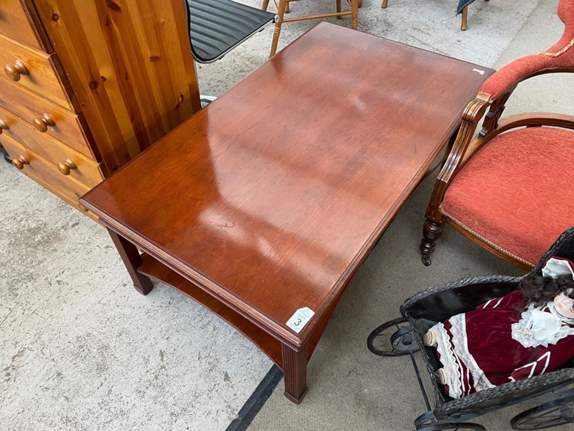 LARGE RECTANGLE COFFEE TABLE