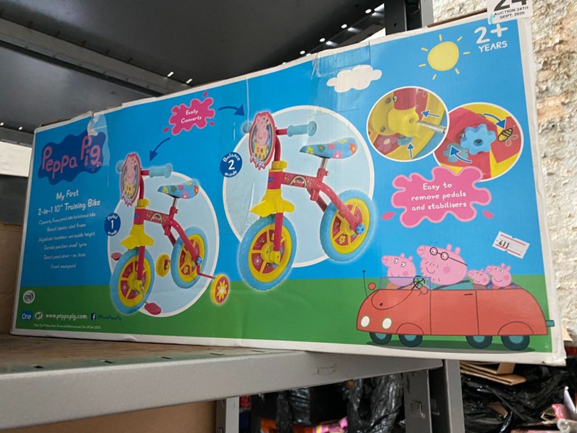 PEPPA PIG TRAINING BIKE