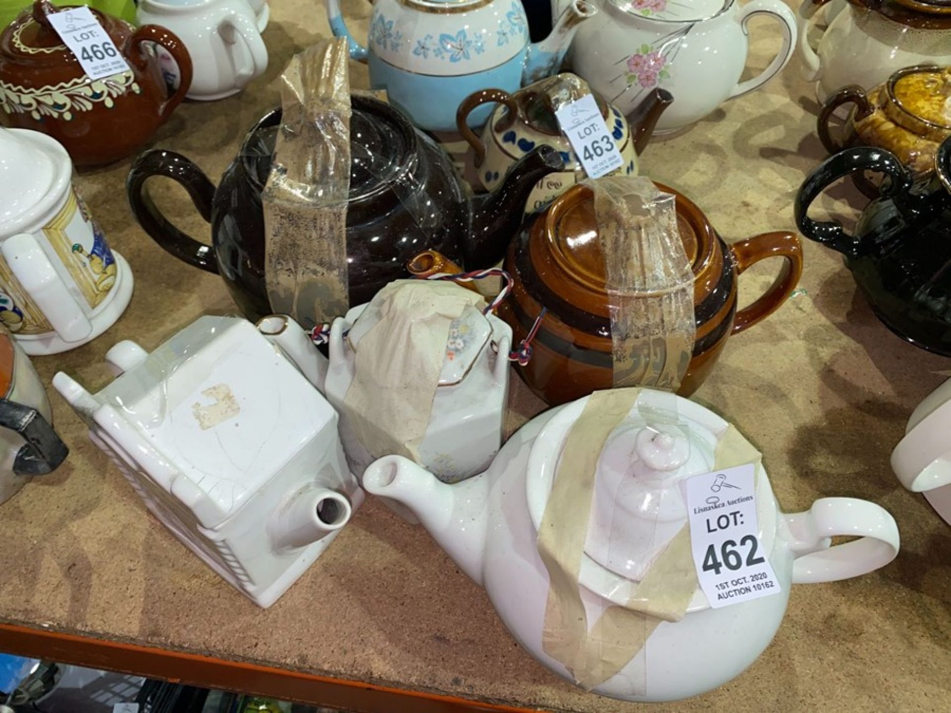 LOT OF 5 COLLECTABLE TEAPOTS