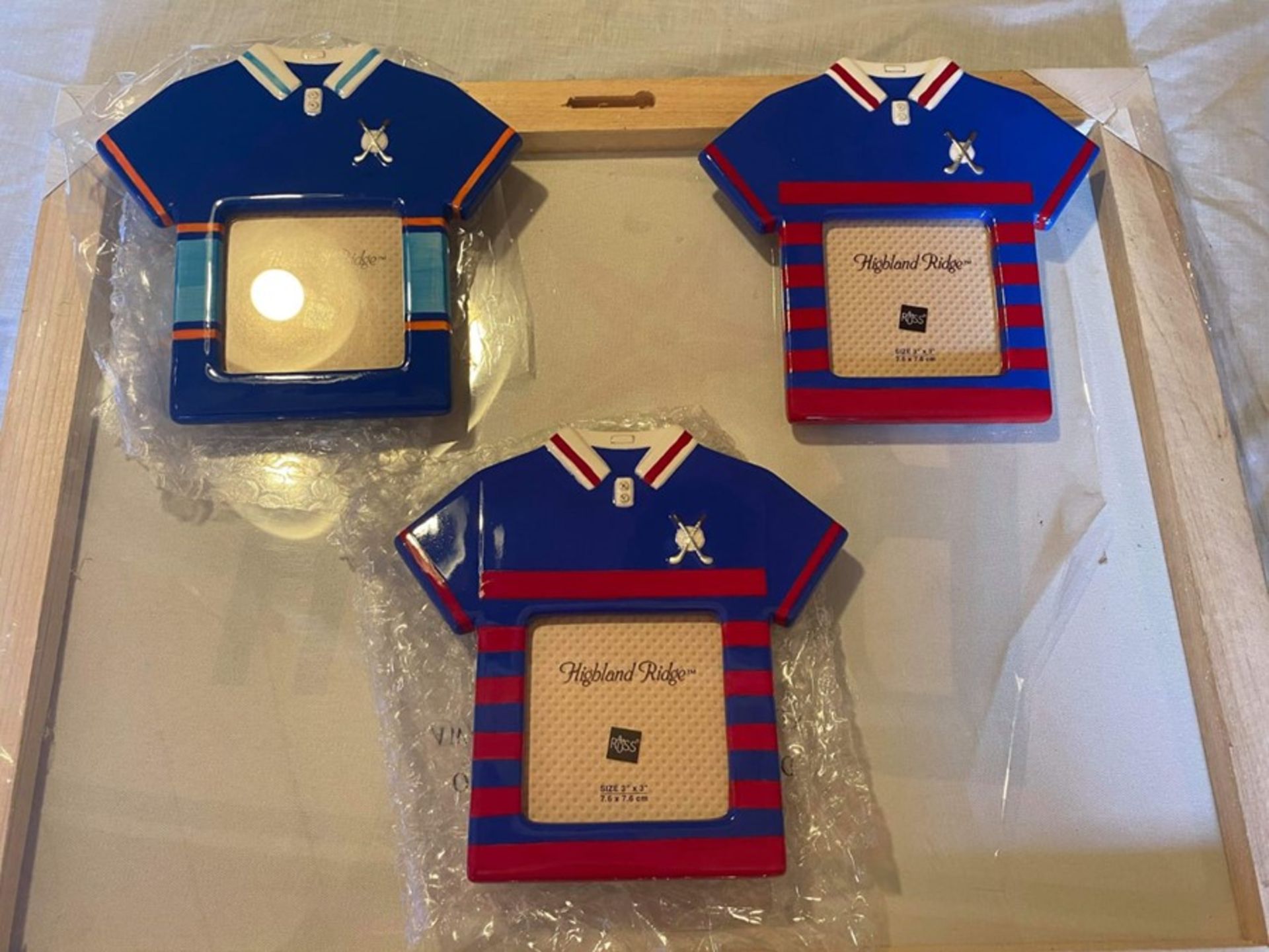 10 X GOLF SHIRT PICTURE FRAMES