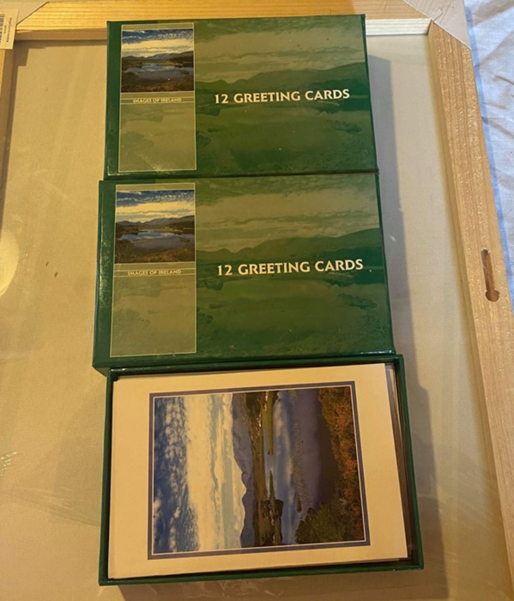 2 X BOXES OF 12 GREETING CARDS "IMAGES OF IRELAND"