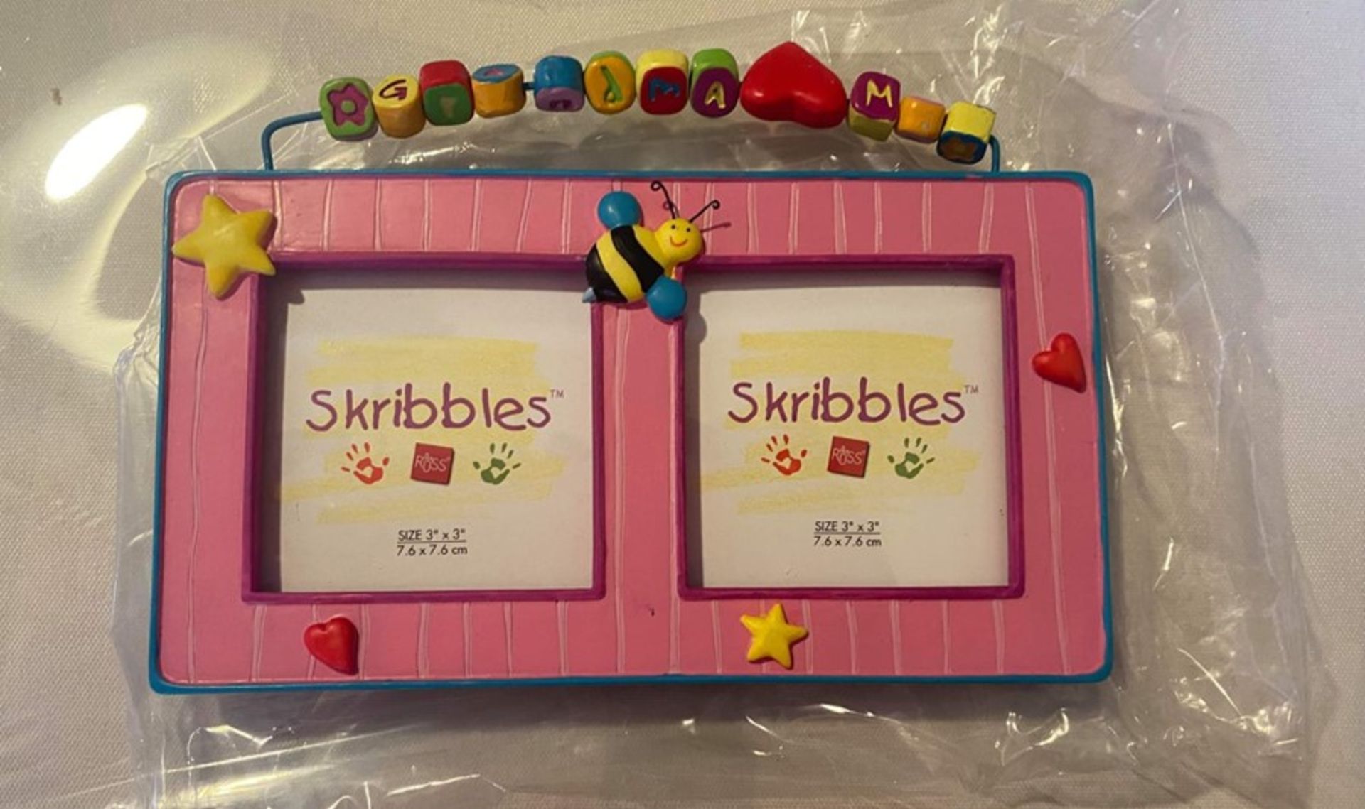 6 X SKRIBBLES DOUBLE PHOTO FRAME "MUM"