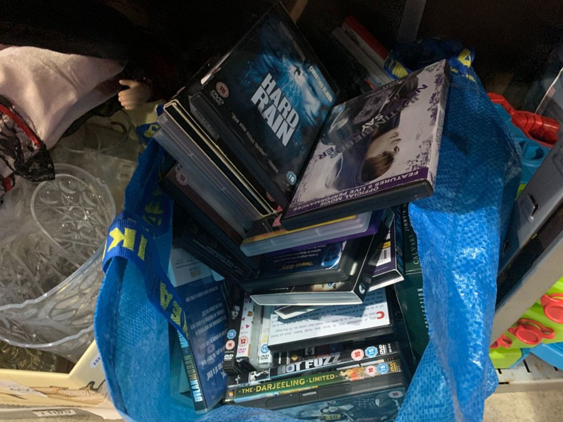 BAG OF DVDS