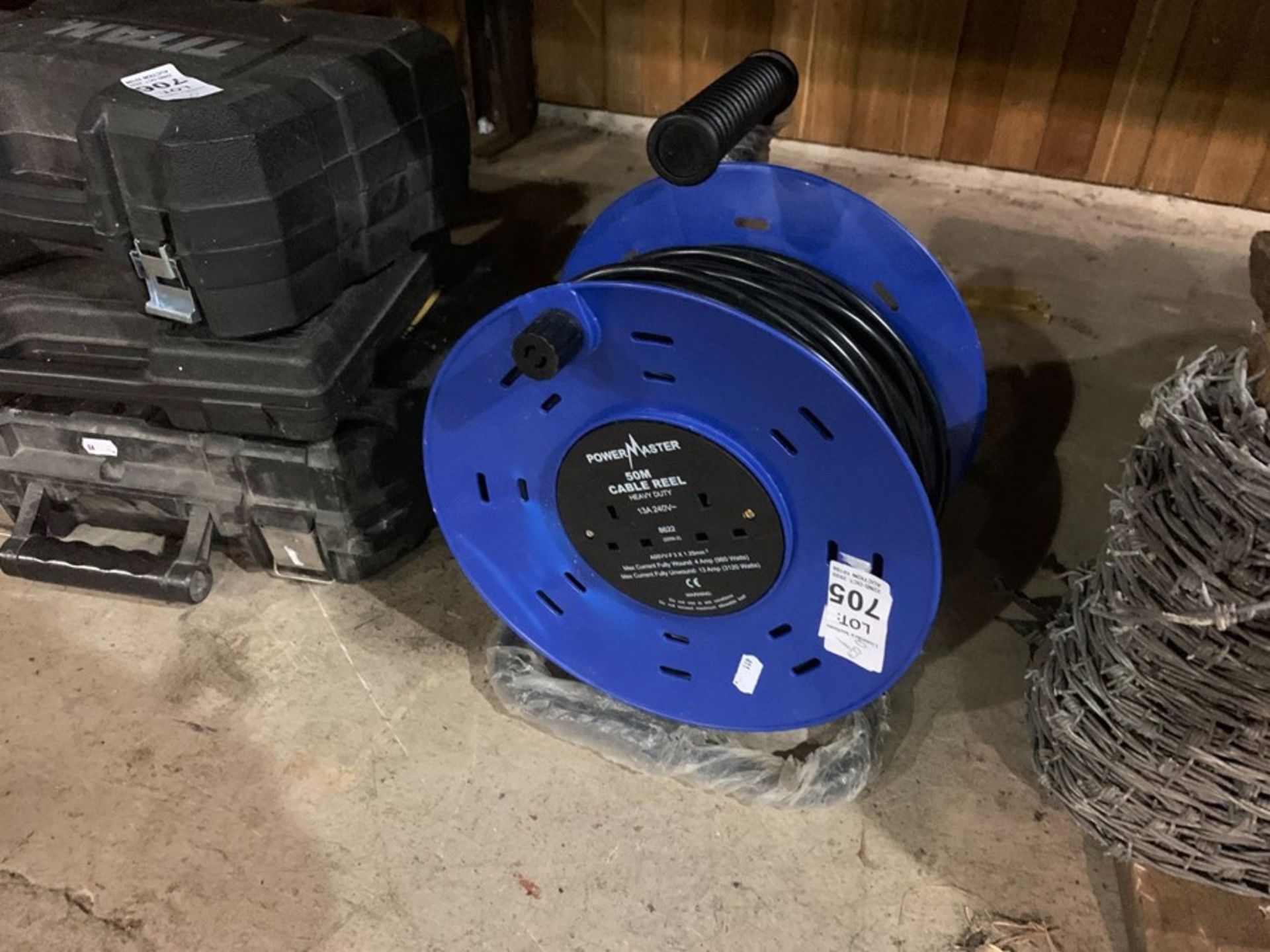 NEW 50M POWERMASTER CABLE EXTENSION REEL - Image 3 of 4