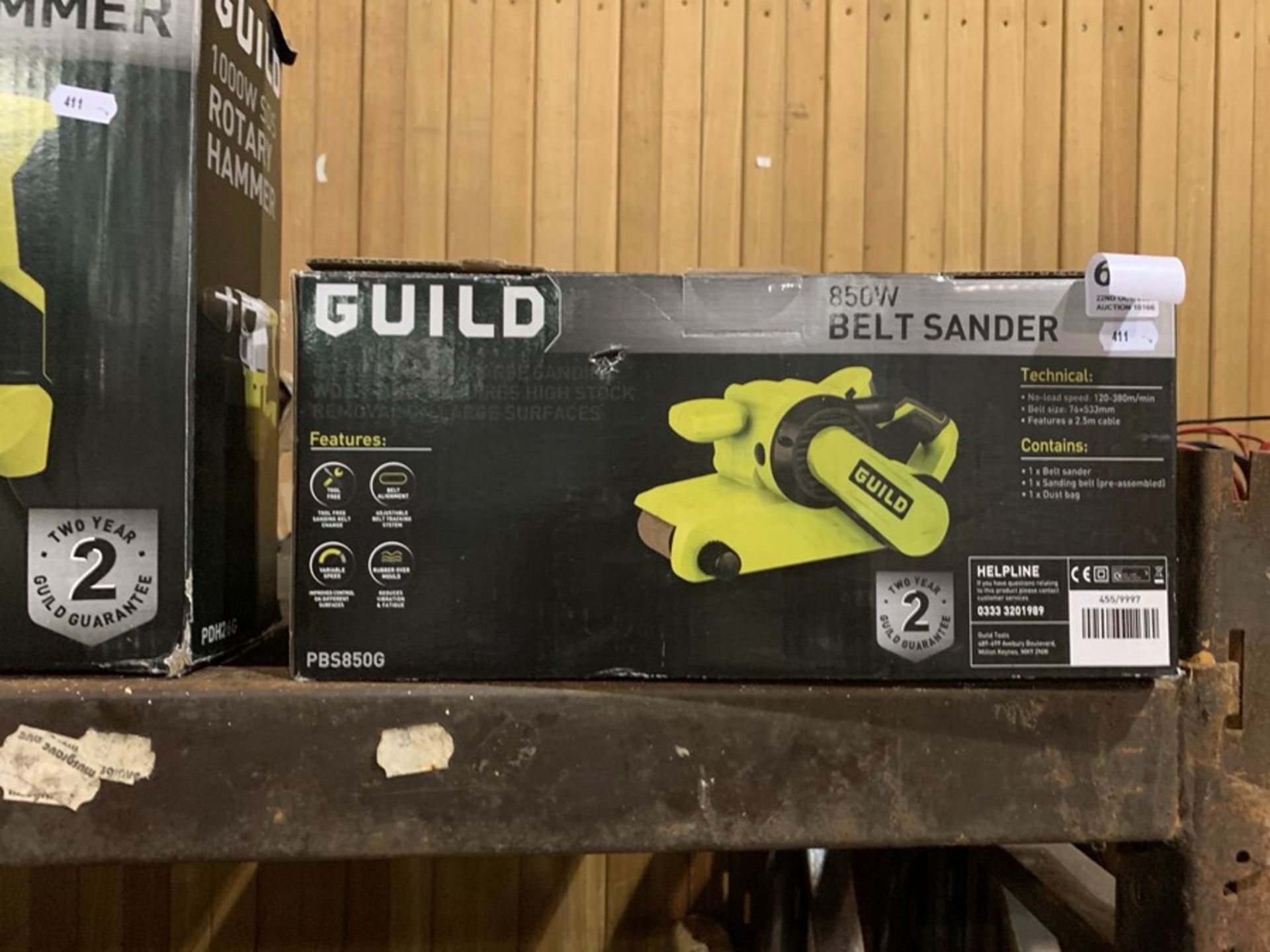 GUILD 850W BELT SANDER