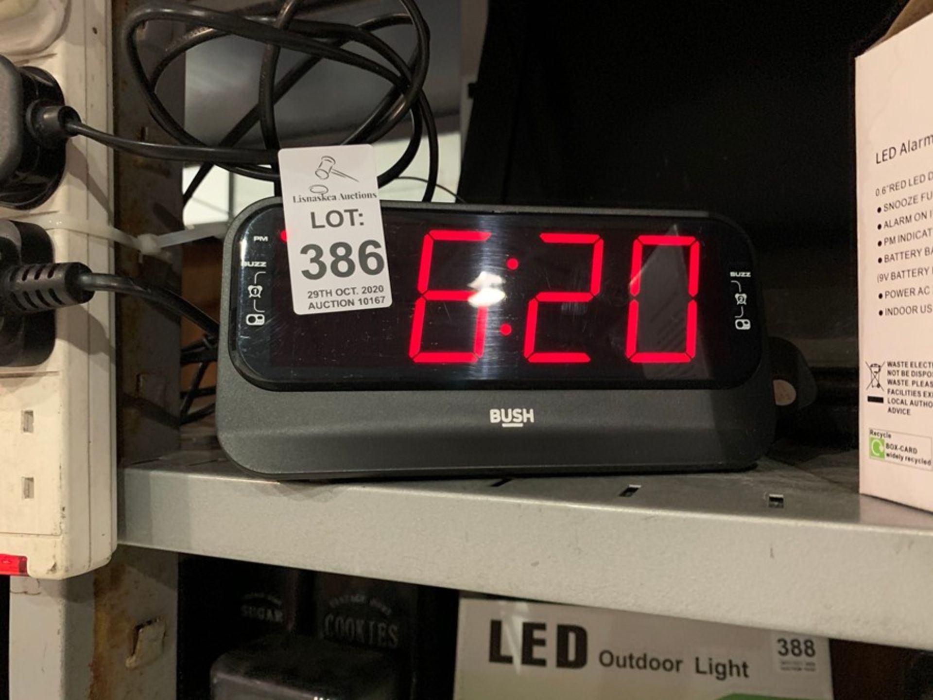 CONSTANT BUSH LED ALARM CLOCK