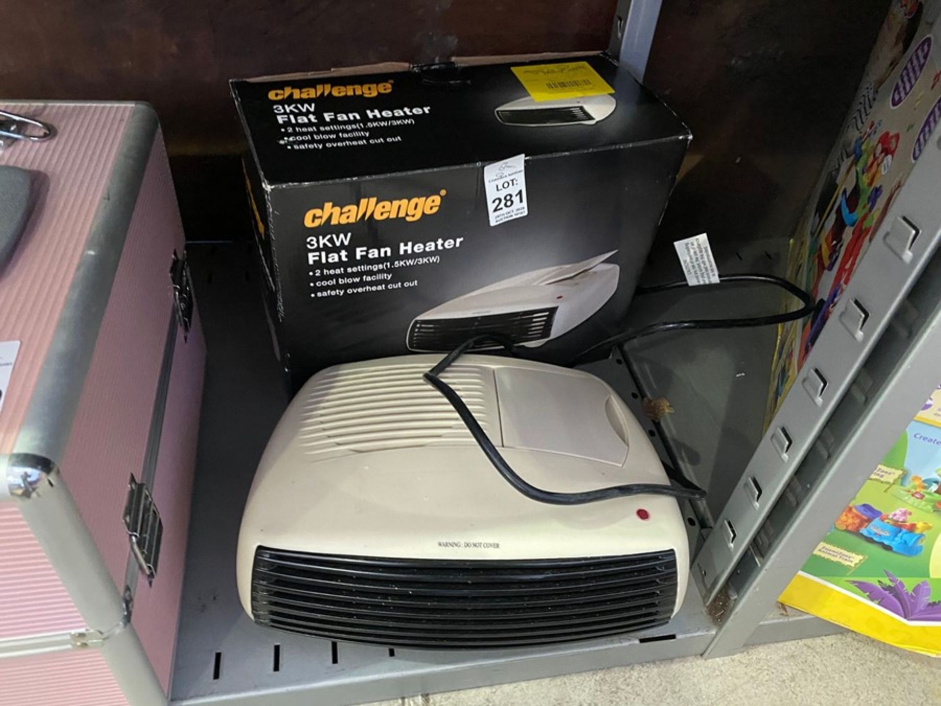 CHALLENGE 3KW FLAT FAN HEATER