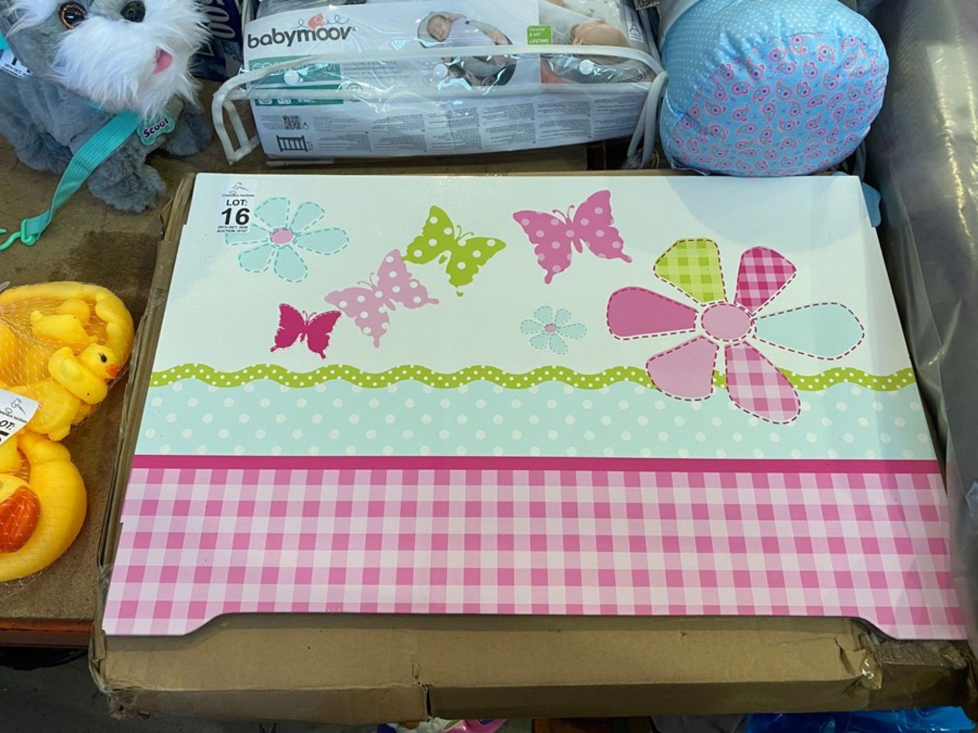 GIRLS FLAT PACKED TOY BOX