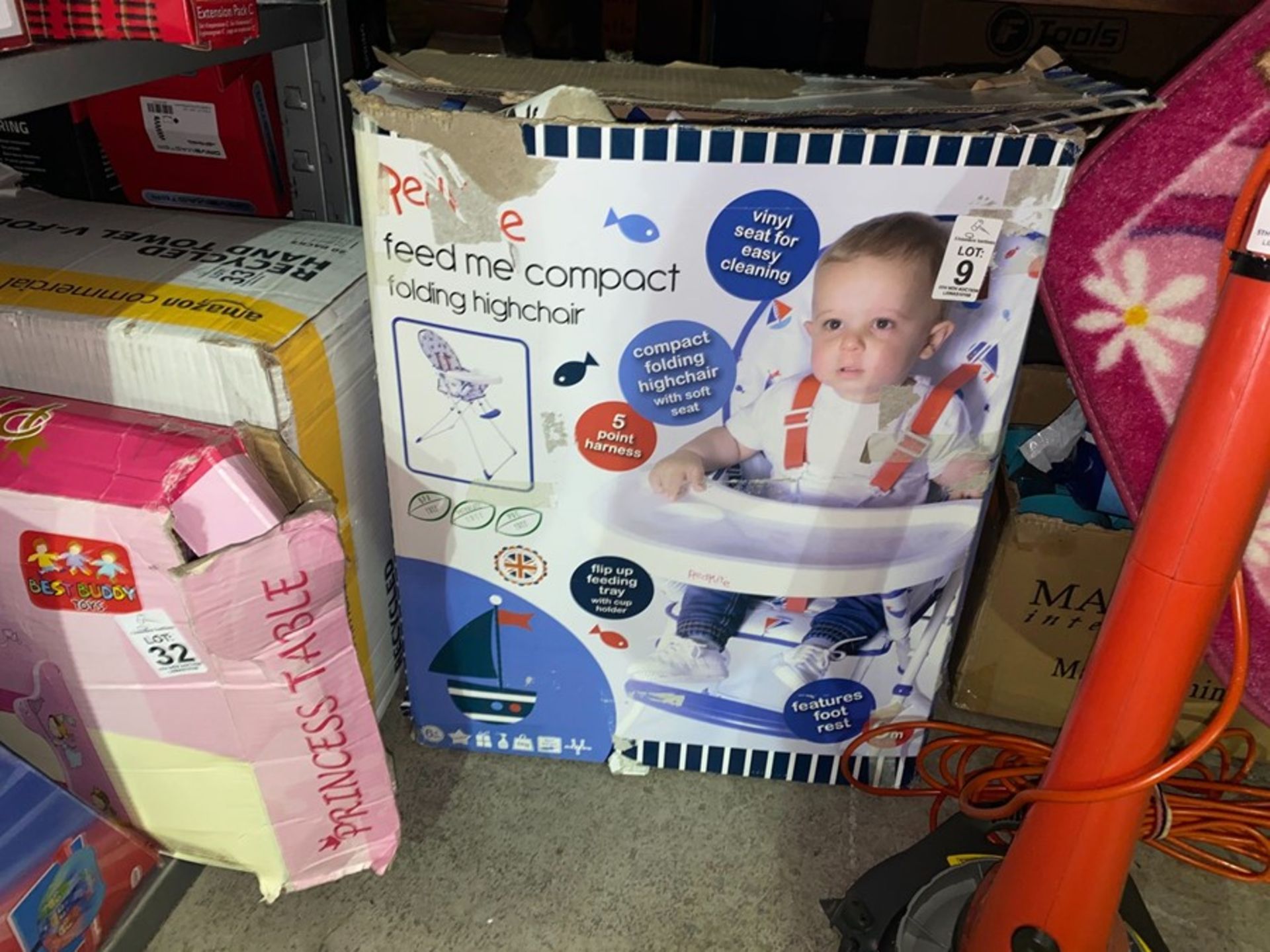 RED KITE FEED ME COMPACT FOLDING HIGH CHAIR