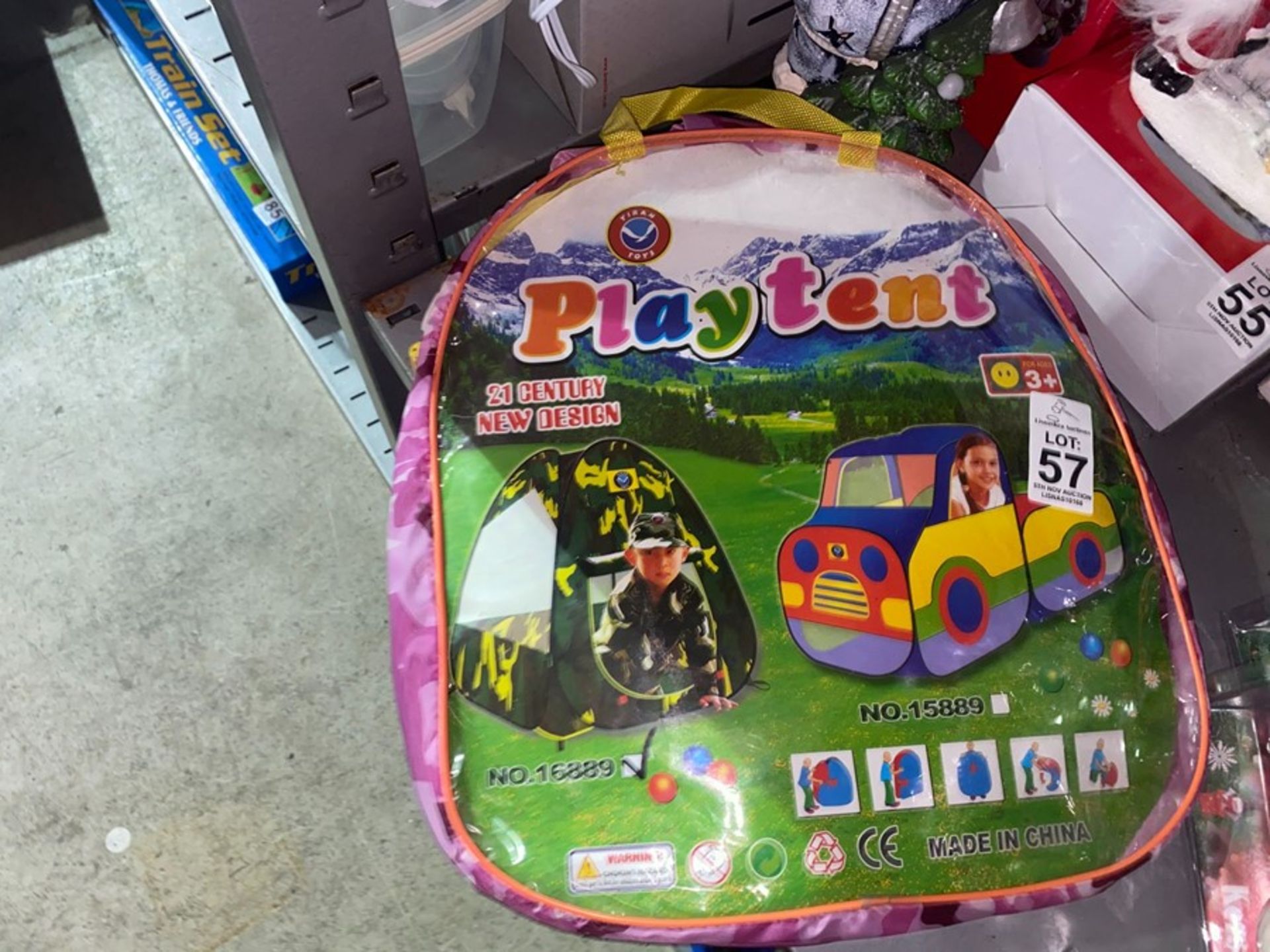 EX DISPLAY KIDS PINK PLAY TENT