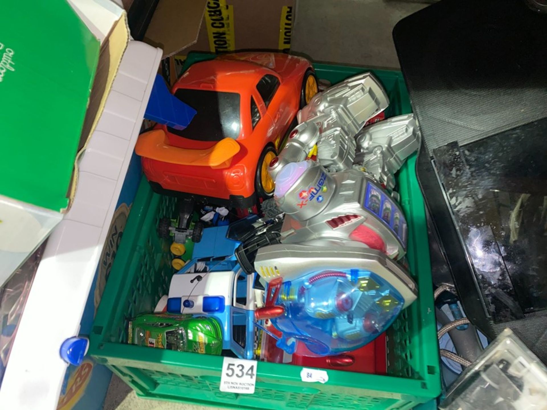 CRATE OF TOYS