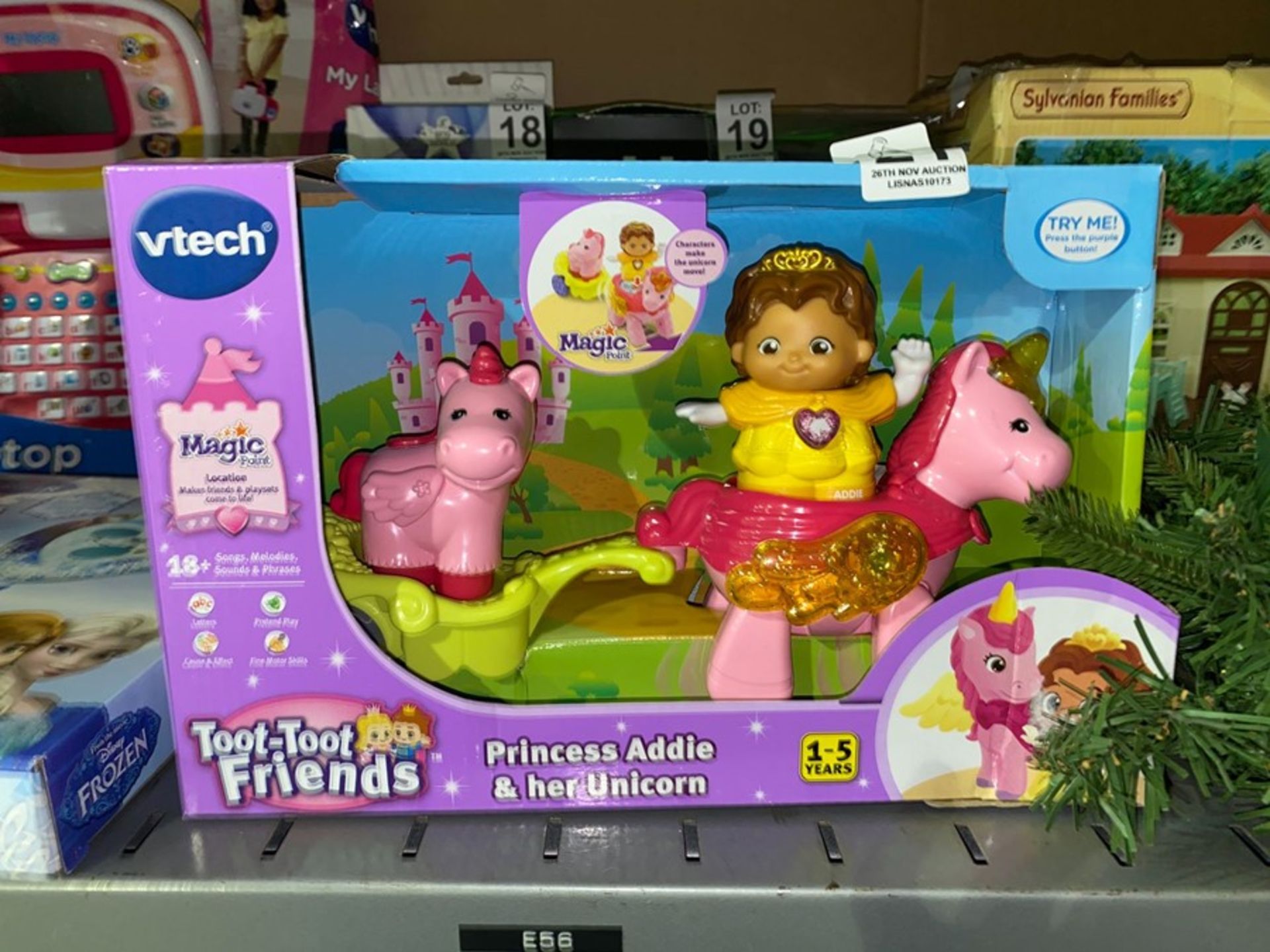 VTECH TOOT TOOT FRIENDS PRINCESS ADDIE AND UNICORN TOY