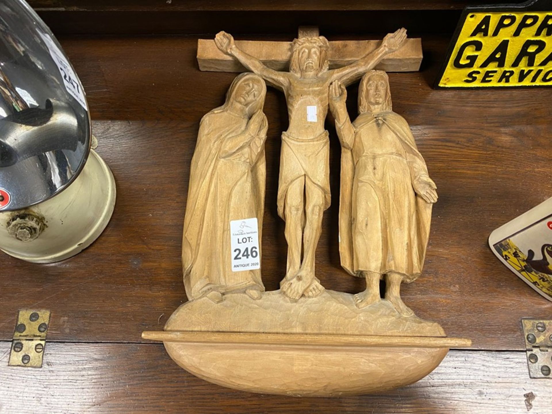 RELIGIOUS WOODEN CARVING